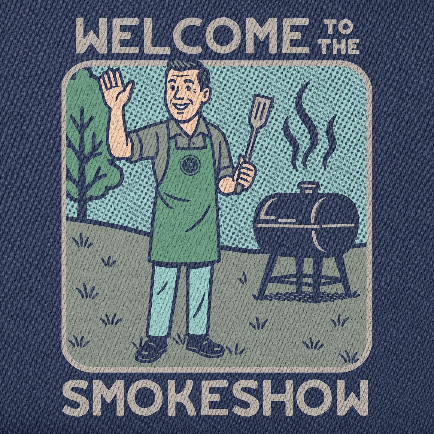 Men's Bert's Shirts Smokeshow Short Sleeve Crusher Tee