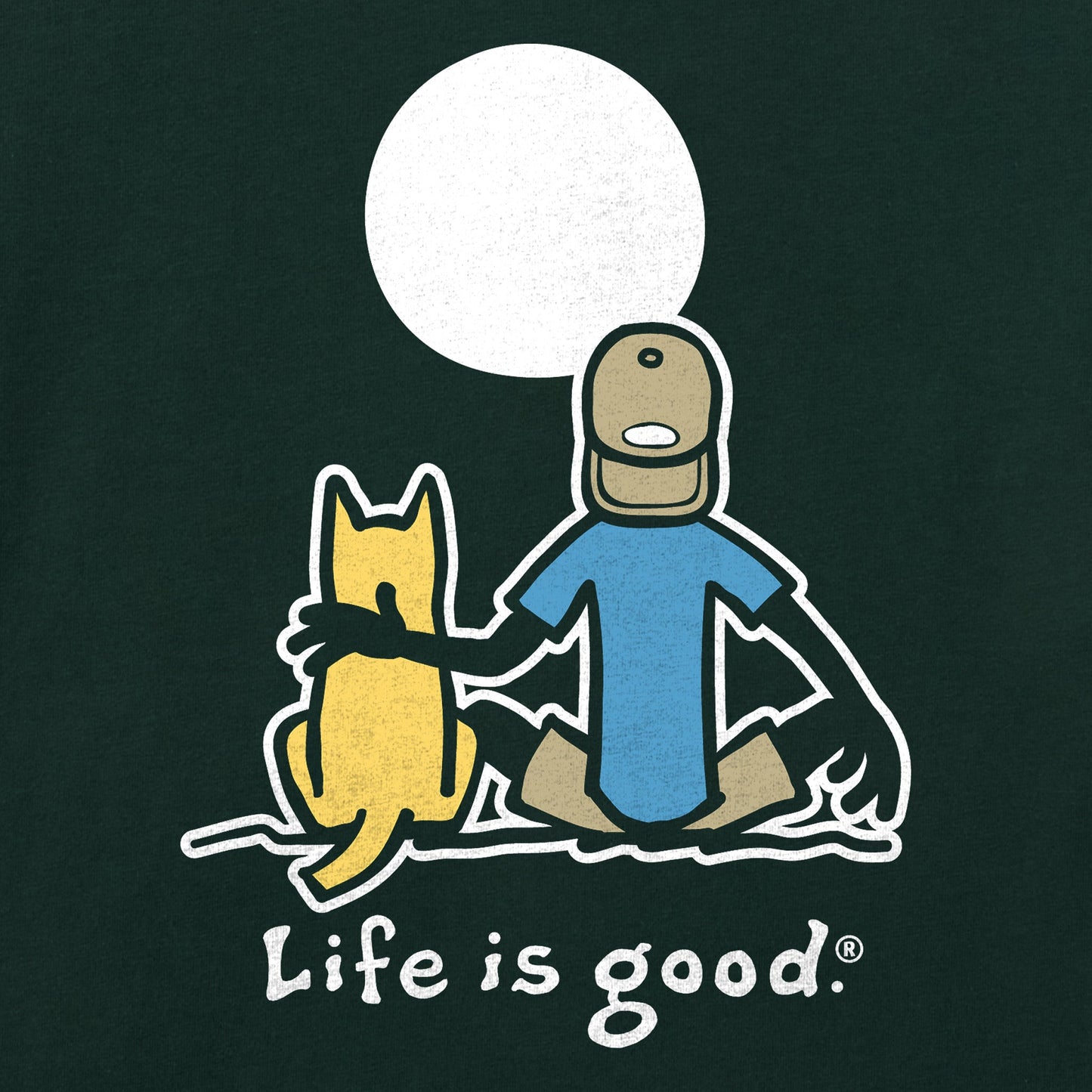 Men's Jake and Rocket Moon Short Sleeve Tee