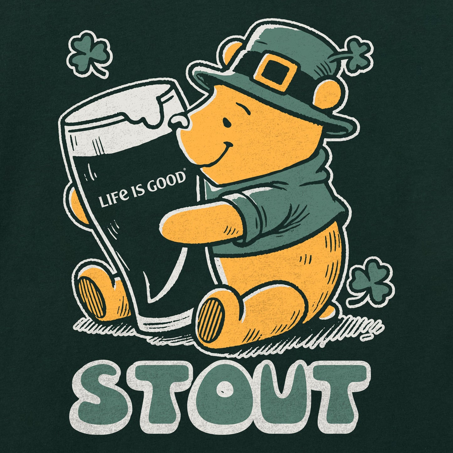 Men's Stout Winnie Short Sleeve Crusher Tee