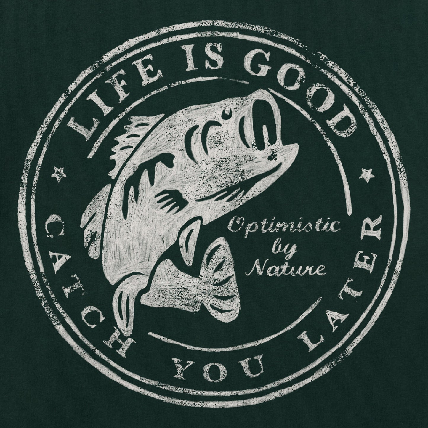 Men's Catch You Later Fish Short Sleeve Crusher Tee