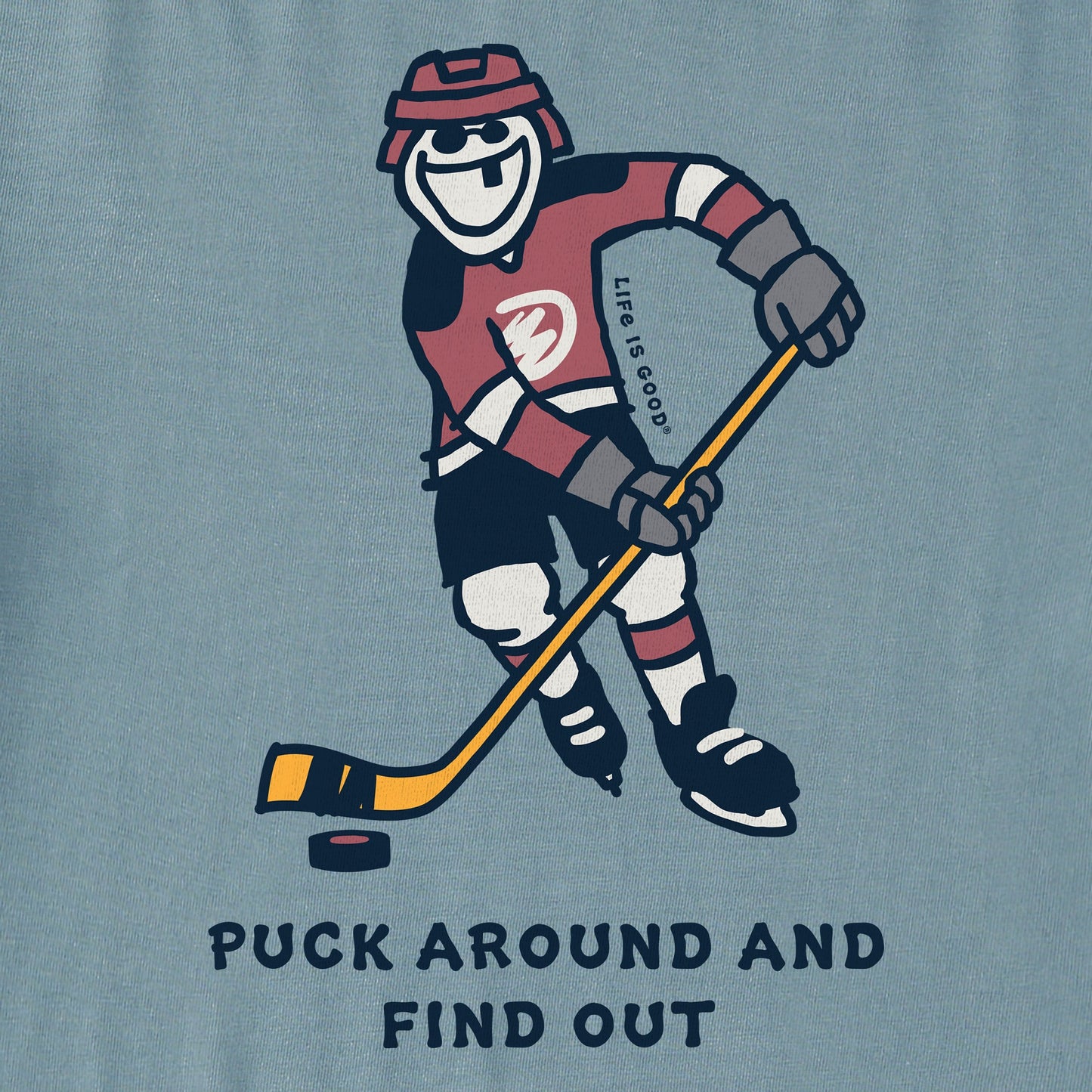 Men's Puck Around and Find Out Short Sleeve Crusher Tee