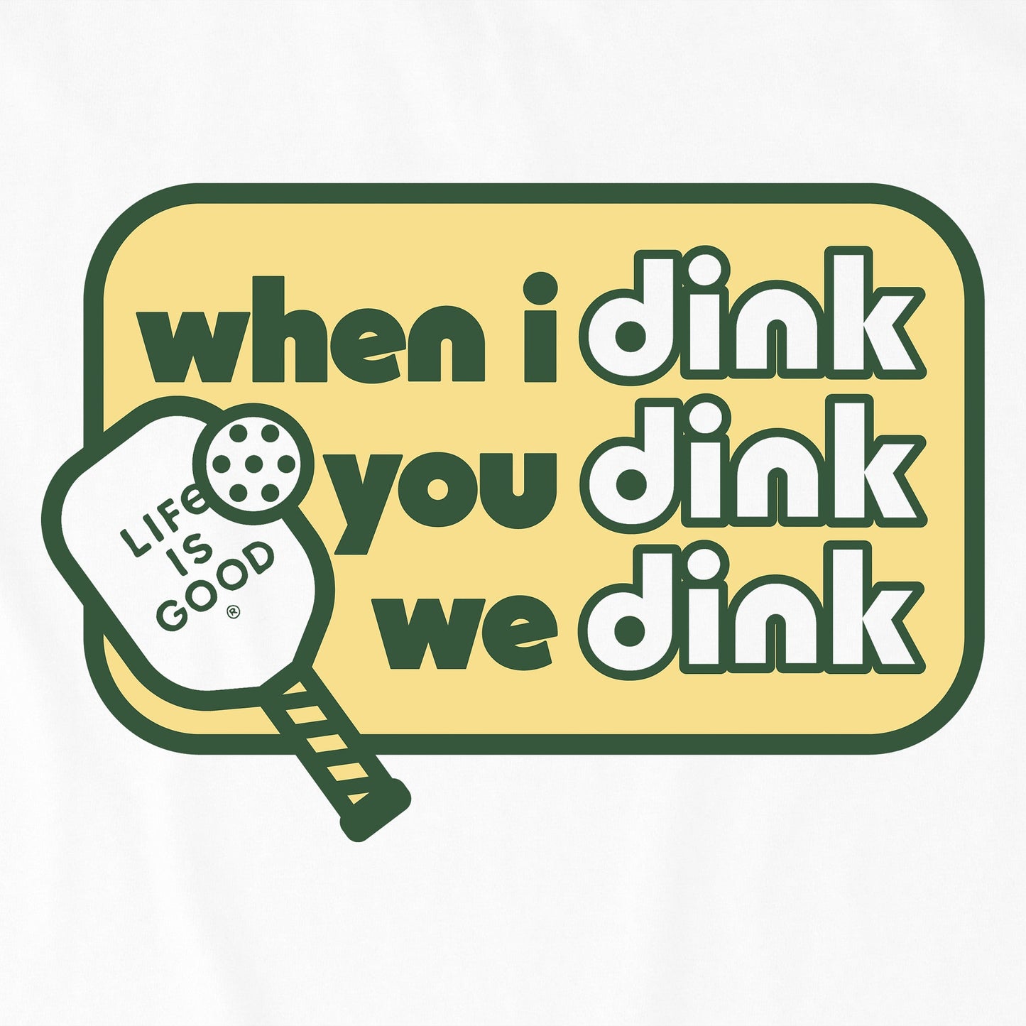 Women's When I Dink You Dink We Dink Crusher Tank