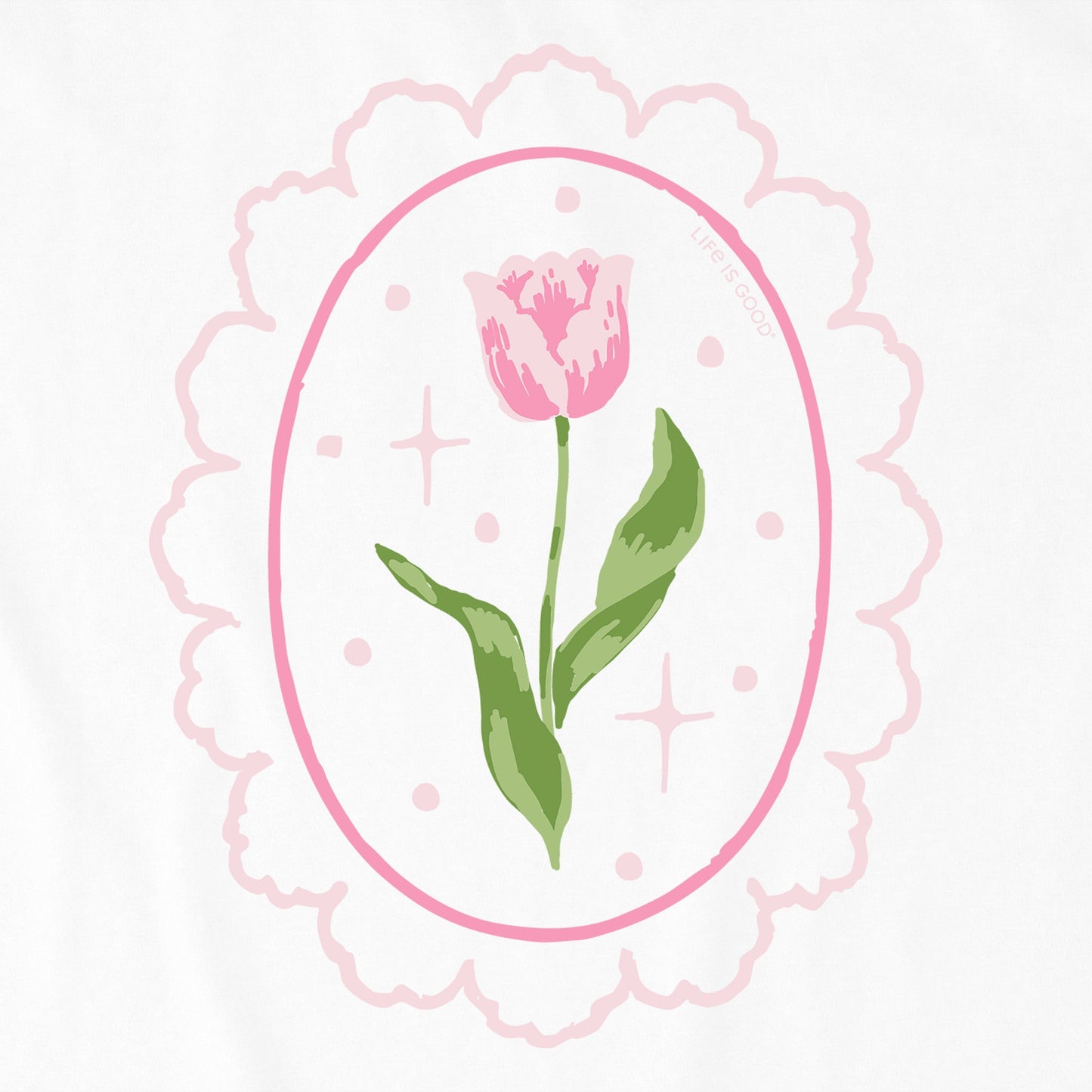 Women's Tulip Frame Short Sleeve Crusher Boxy Tee