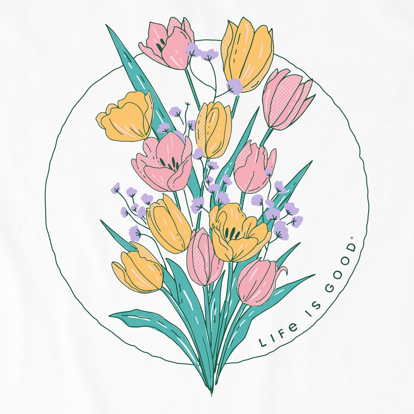 Women's Tulip Summer Short Sleeve Crusher Boxy Tee