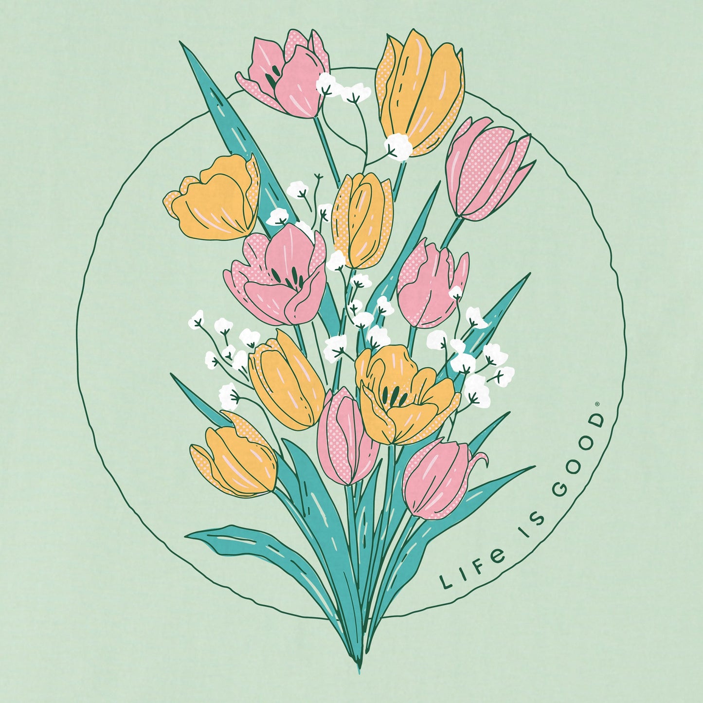 Women's Tulip Summer Short Sleeve Crusher Tee