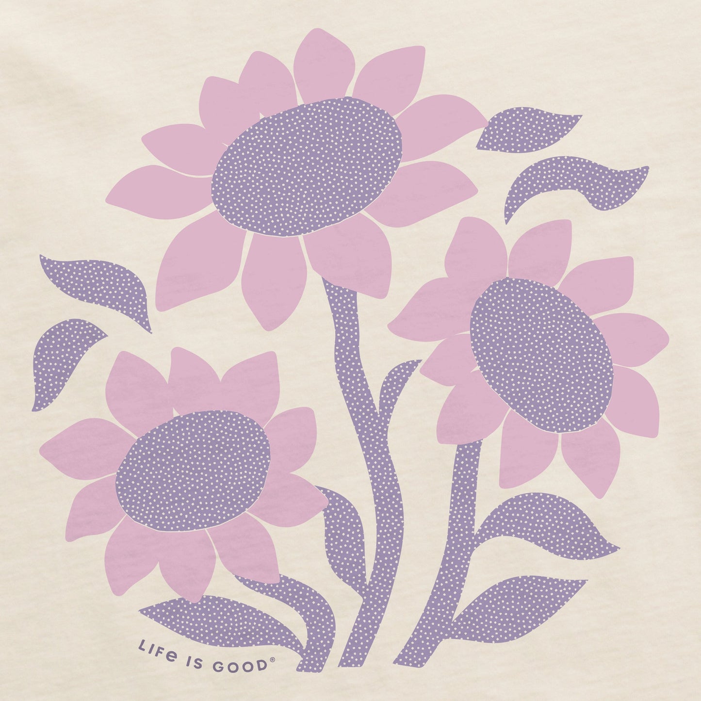 Women's Sunflower Circle Short Sleeve Crusher Tee