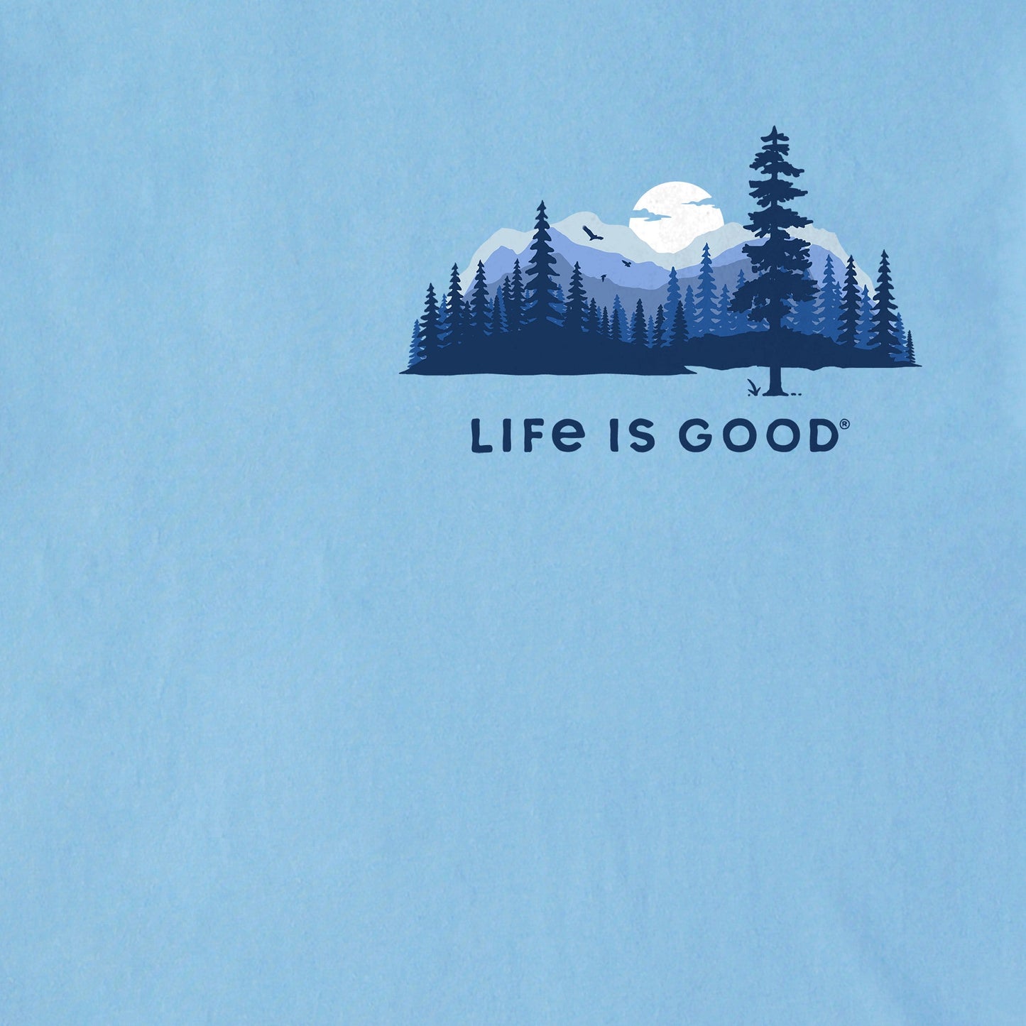 Men's Evergreen Silhouette Long Sleeve Crusher Tee