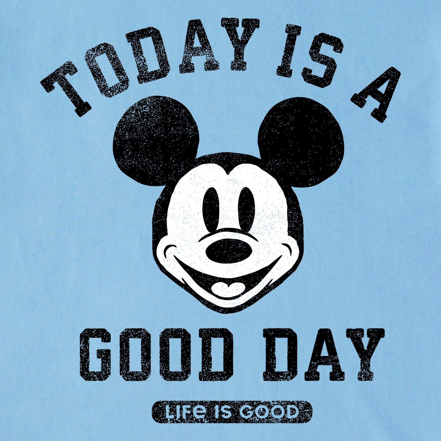 Men's Steamboat Willie Good Day Long Sleeve Crusher Tee