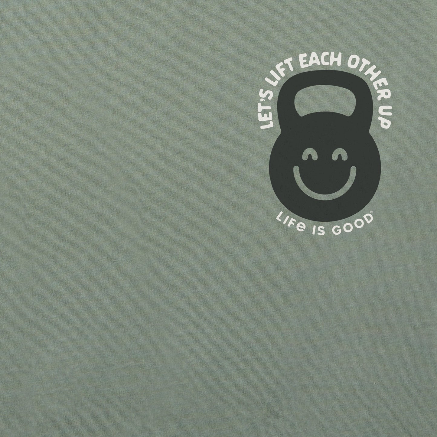 Men's Let's Lift Kettlebell Short Sleeve Crusher Tee