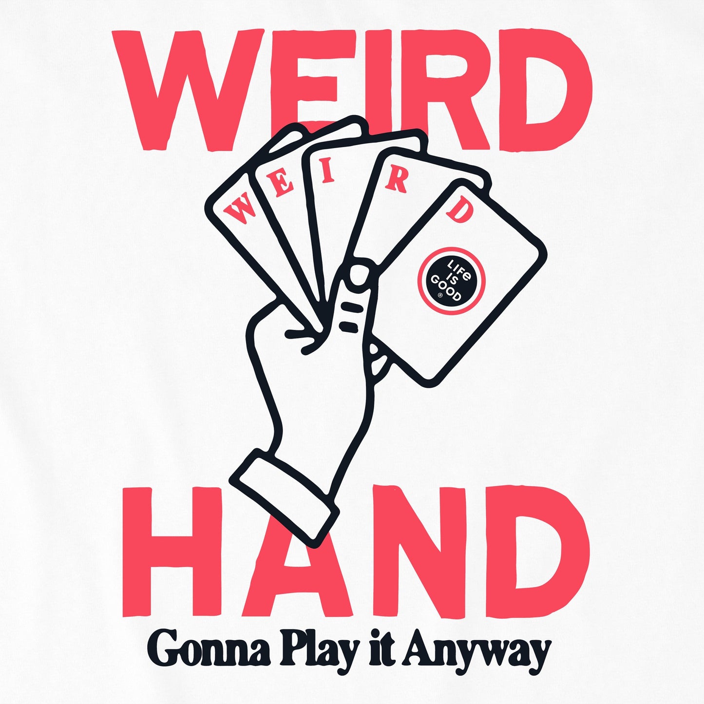 Women's Weird Hand Short Sleeve Crusher Boxy Tee