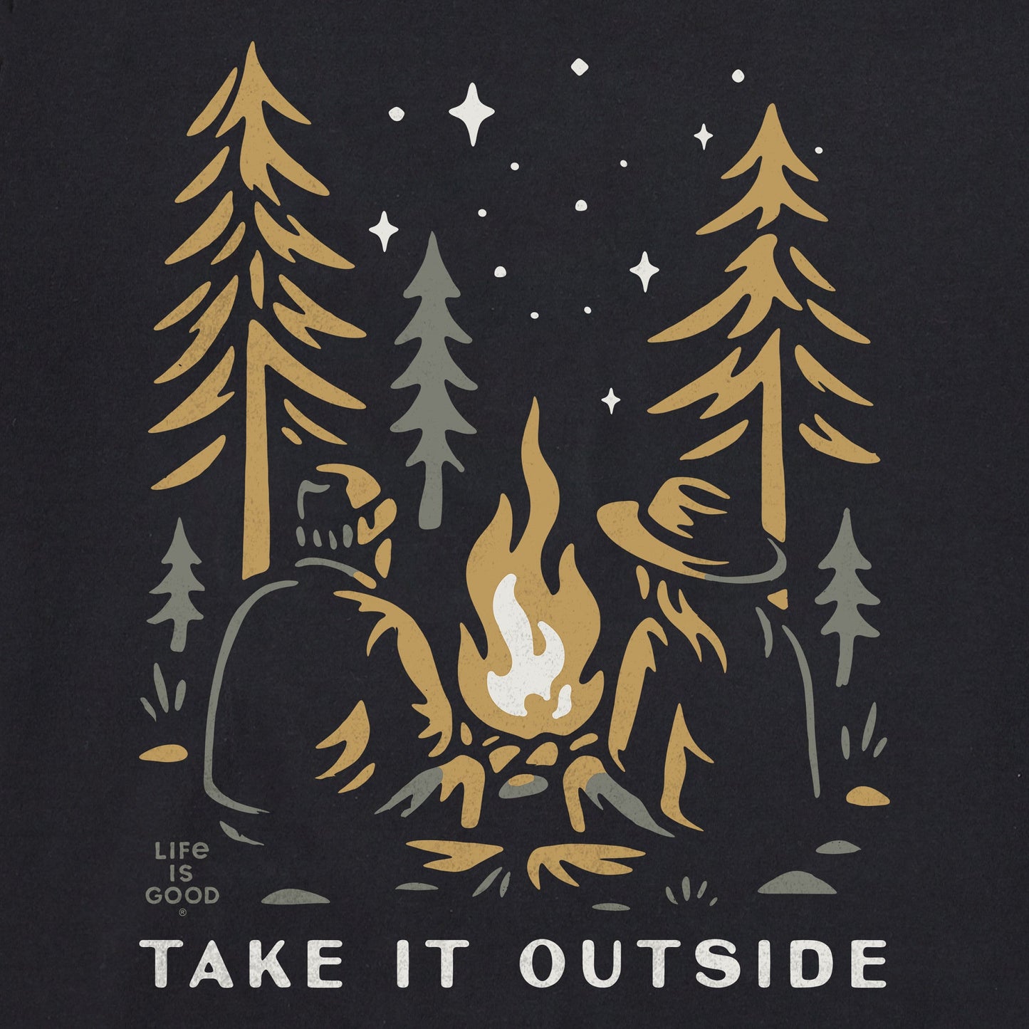 Women's Take it Outside Campfire Short Sleeve Crusher Tee