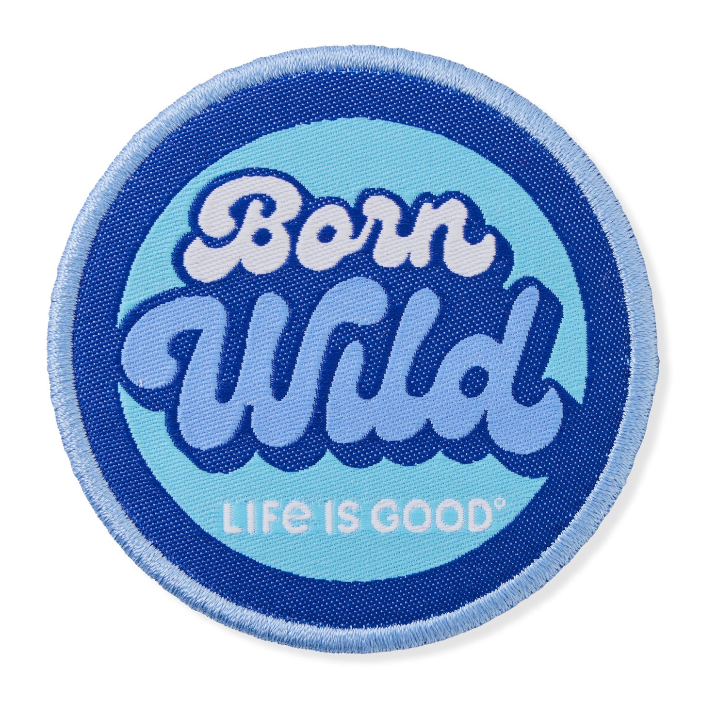 Adult Unisex Born Wild Woven Patch