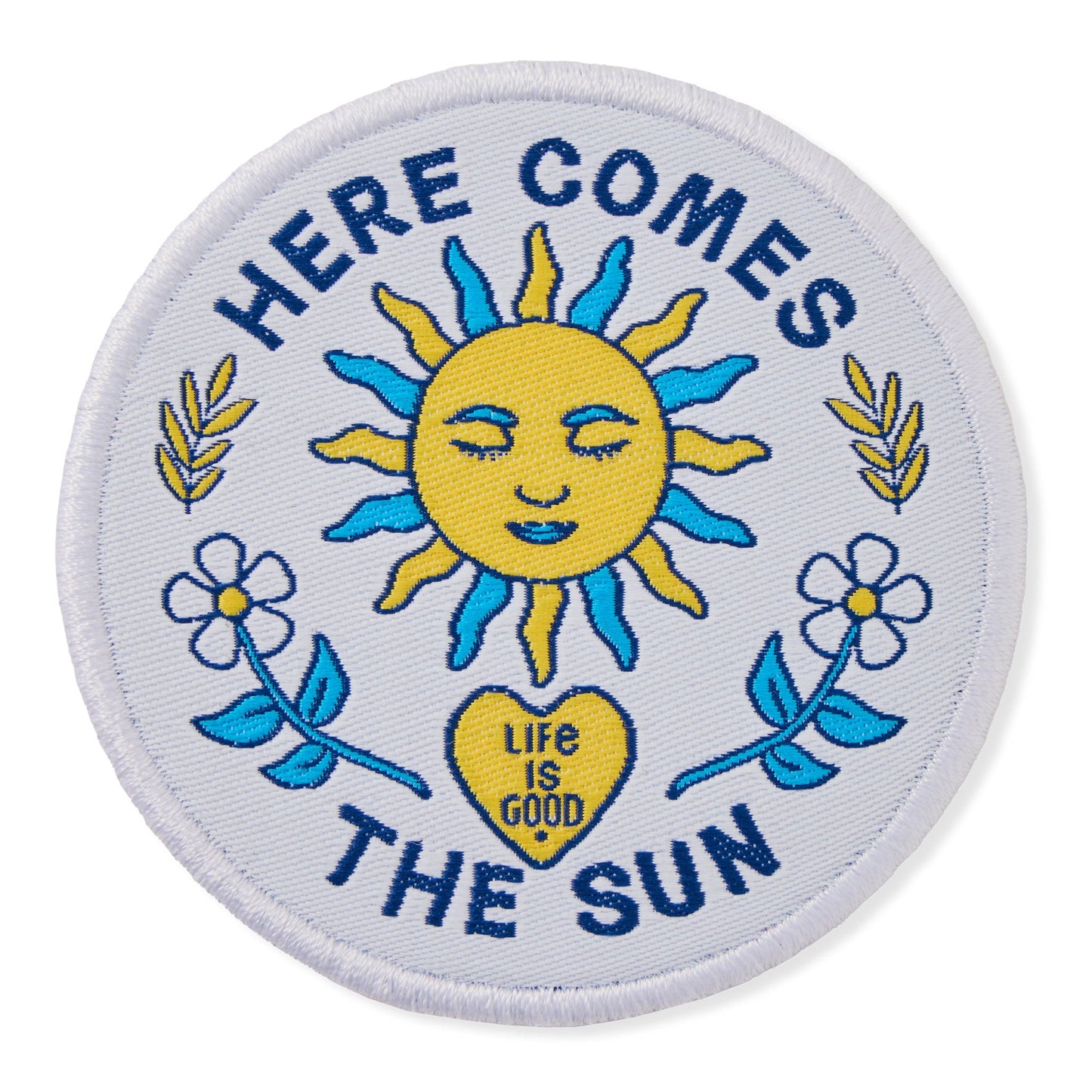 Adult Unisex Here Comes The Sun Woven Patch