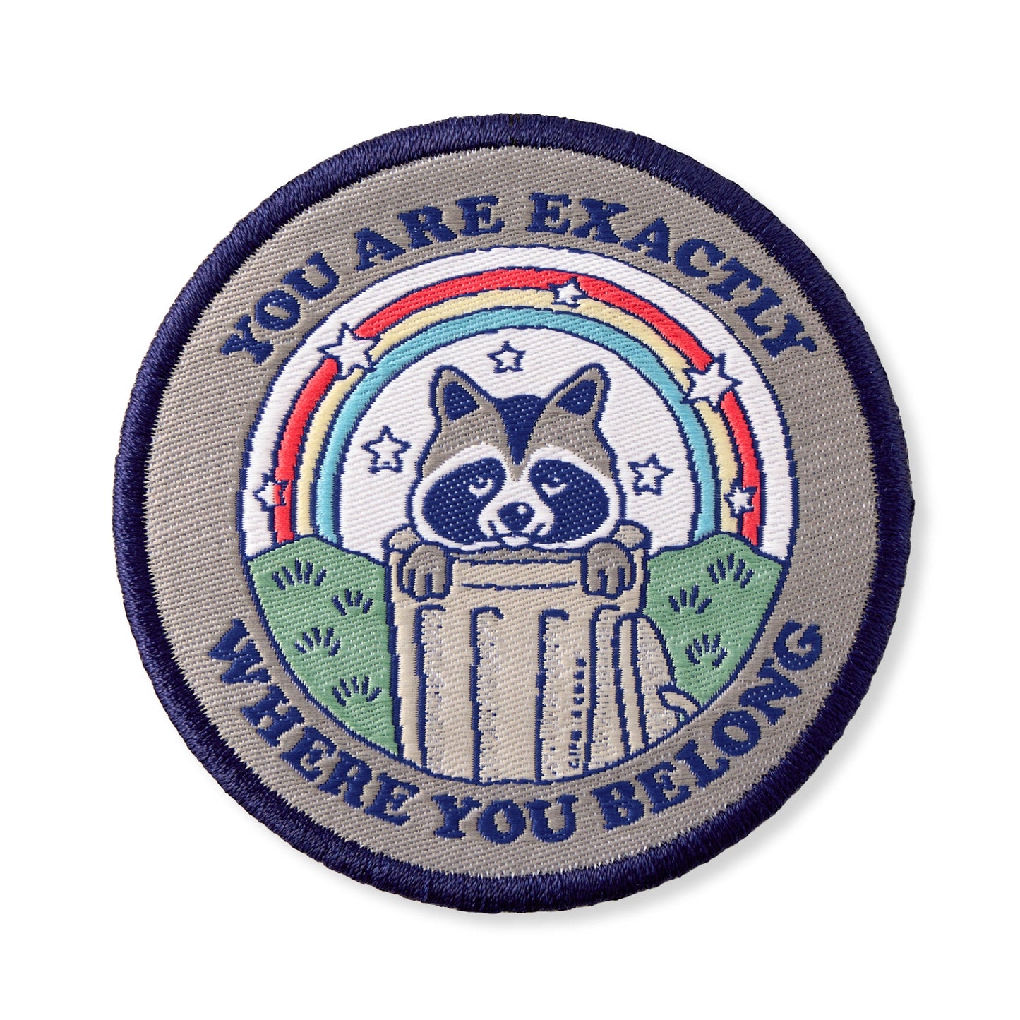 Adult Unisex Where You Belong Woven Patch