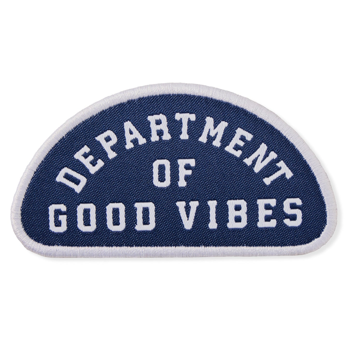 Adult Unisex Dept. of Good Vibes Woven Patch