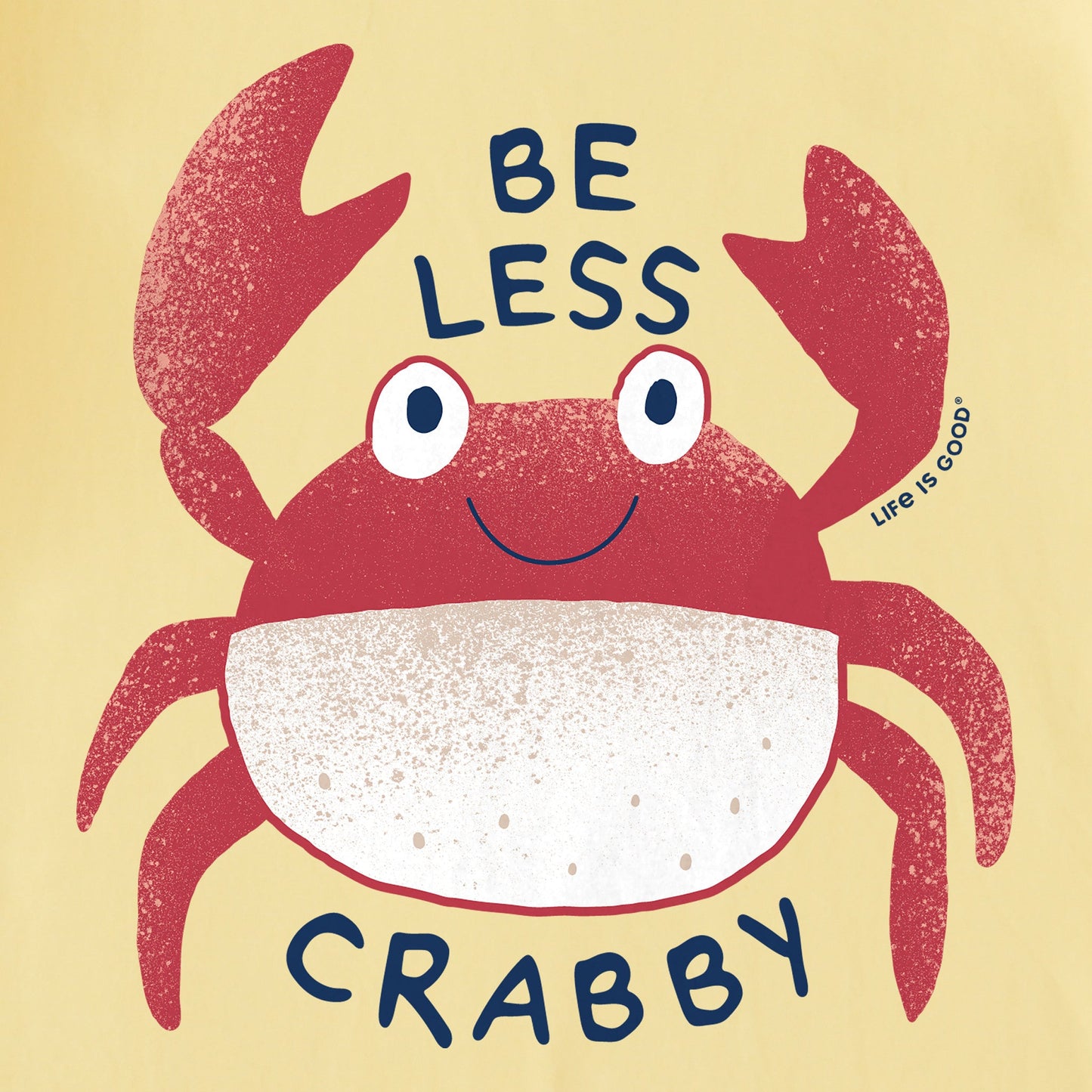 Women's Be Less Crabby Crab Short Sleeve Crusher Tee