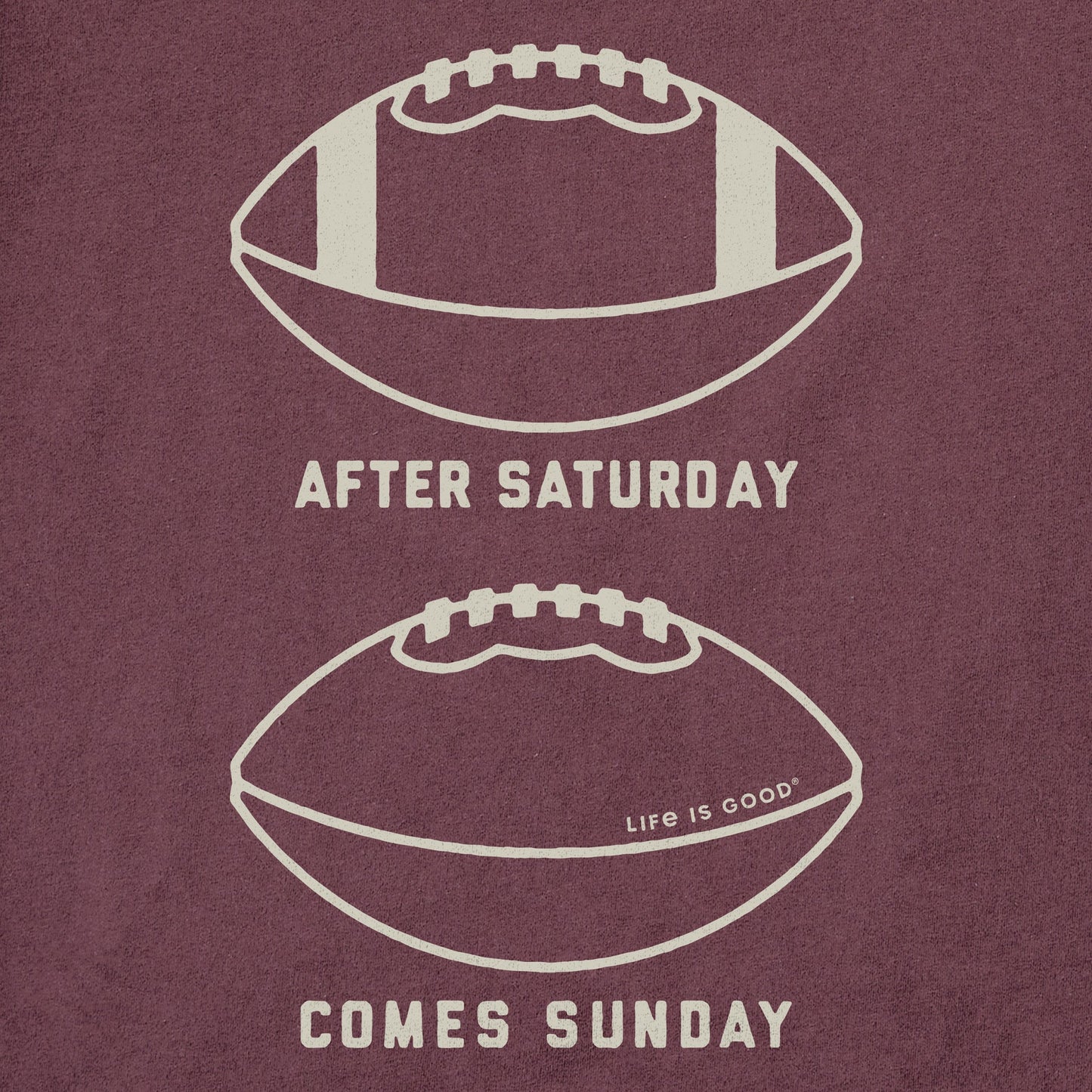 Men's After Saturday Comes Sunday Short Sleeve Crusher Tee