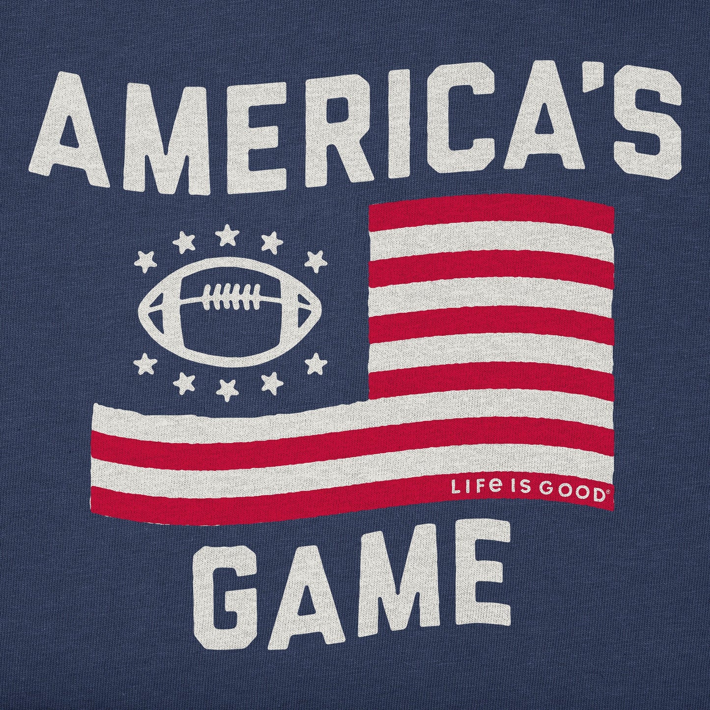 Men's America's Game Football Short Sleeve Tee