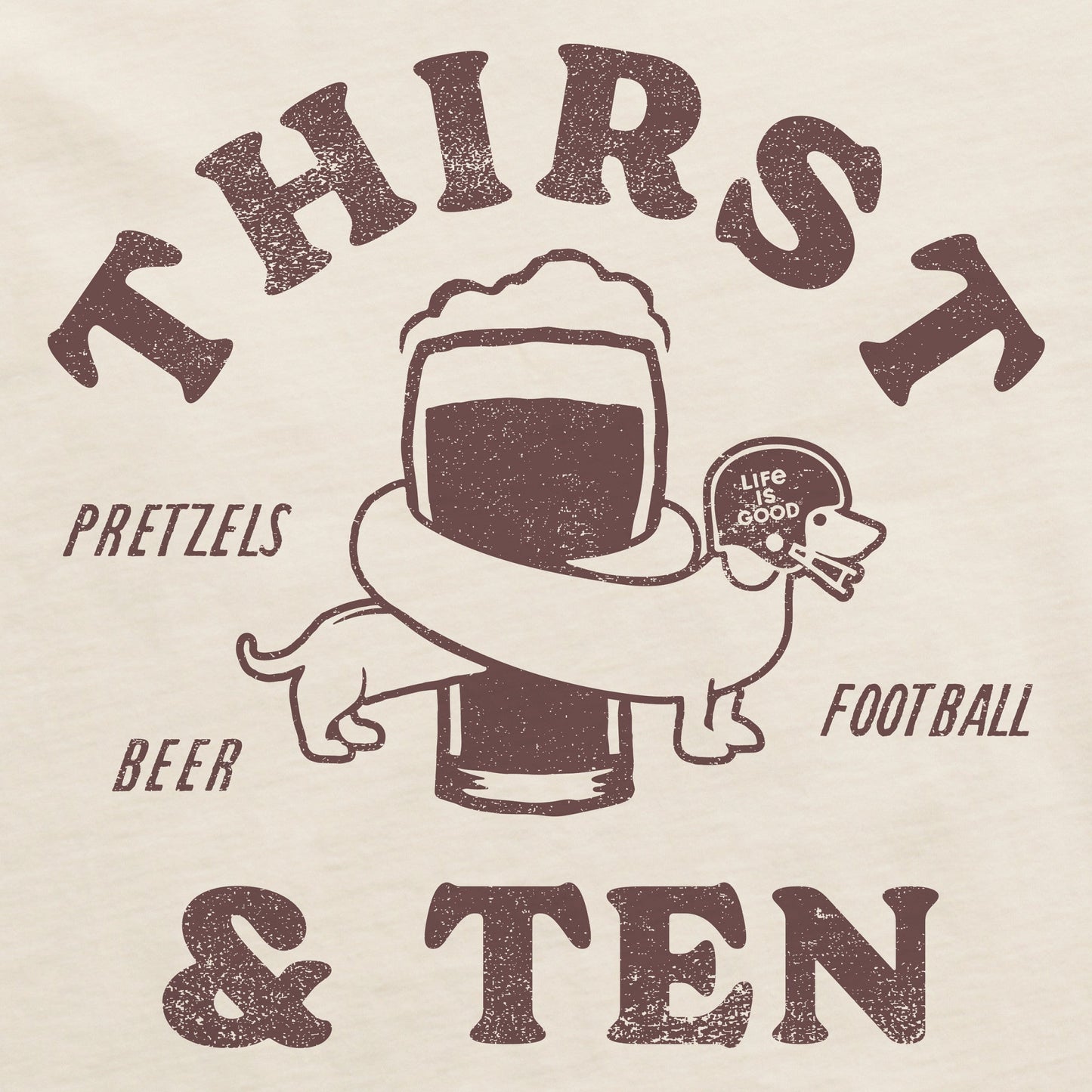 Women's Thirst and Ten Short Sleeve Crusher Boxy Tee