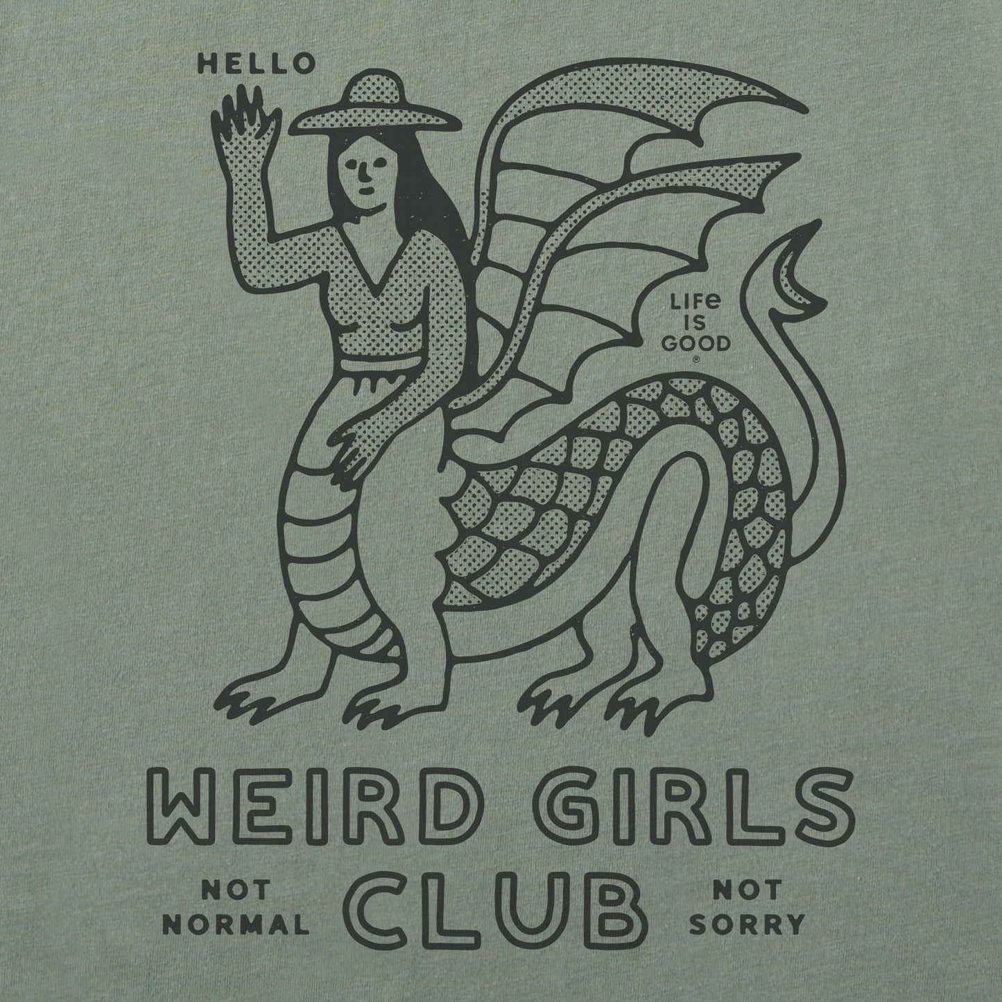 Women's Weird Girls Club Short Sleeve Crusher Boxy Tee