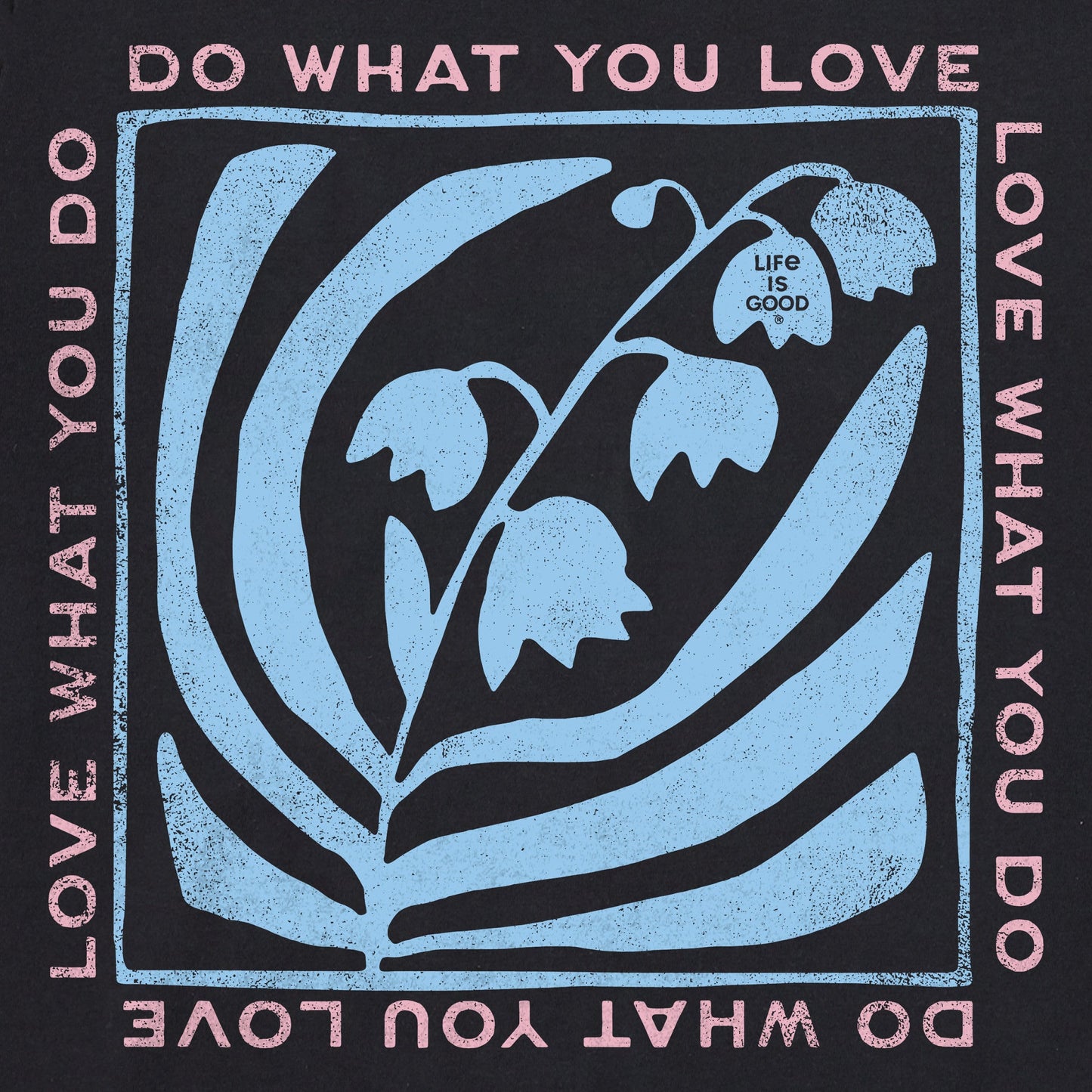 Women's Do What You Love Flower Box Short Sleeve Tee