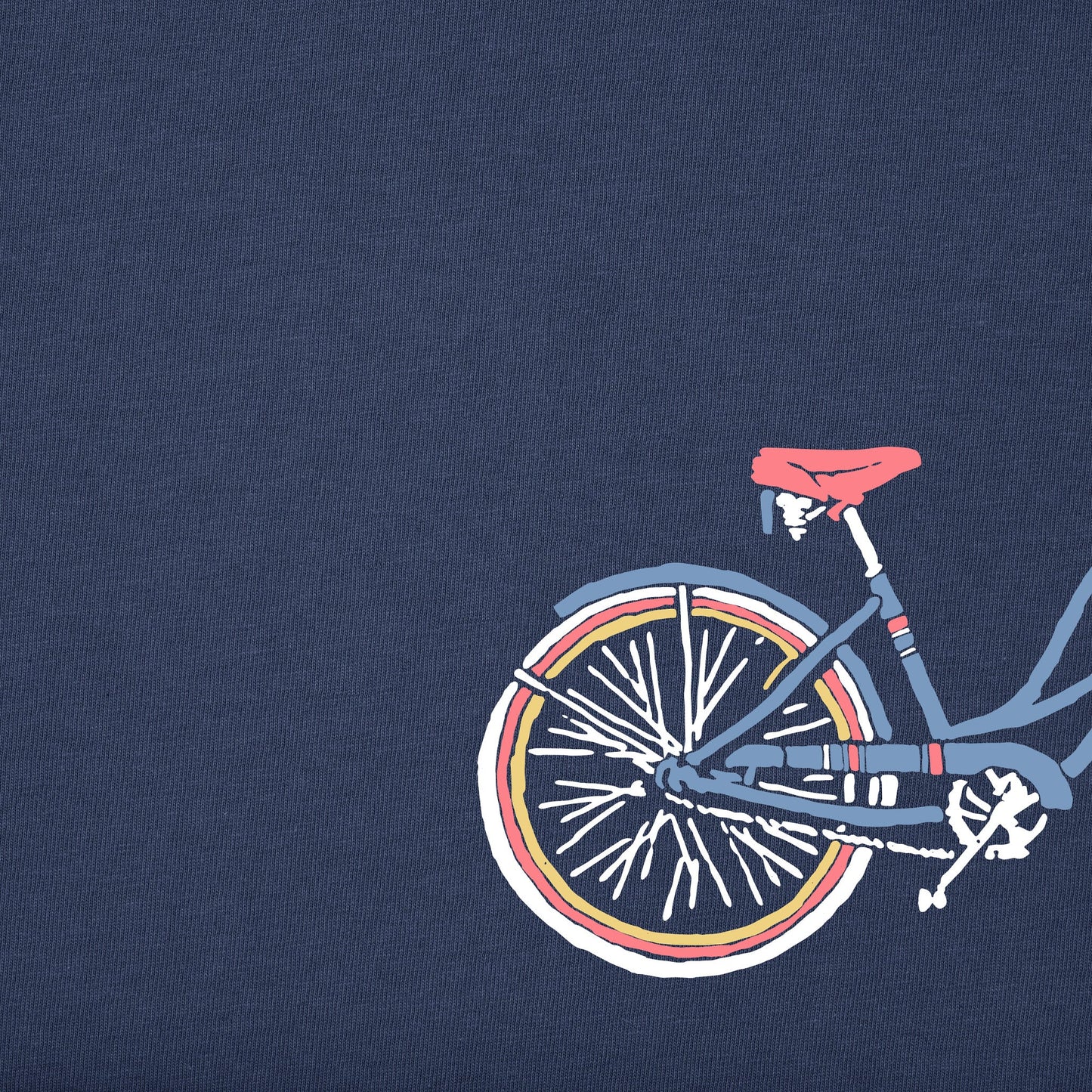 Toddler Kitty Bike Short Sleeve Crusher Tee