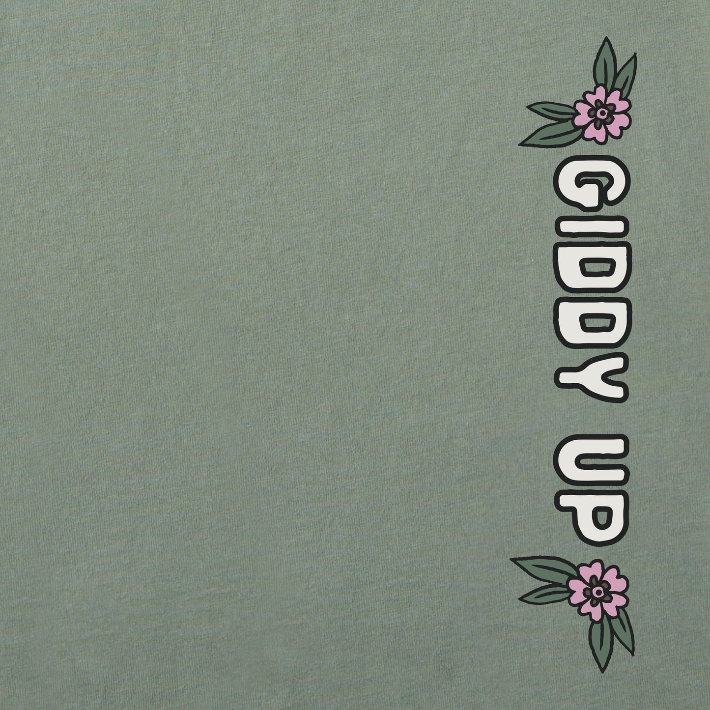 Women's Giddy Up Cowgirl Boots Short Sleeve Crusher Boxy Tee