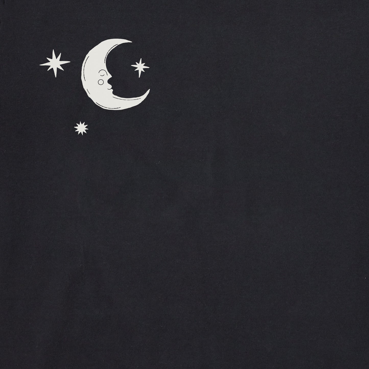 Women's Celestial Moon and Stars Short Sleeve Crusher Tee