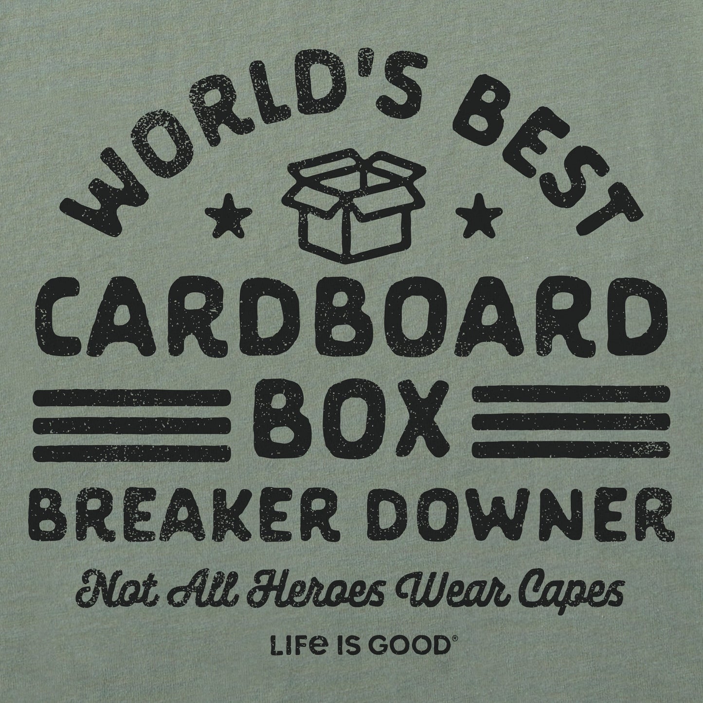 Men's Cardboard Box Breaker Downer Long Sleeve Crusher Tee