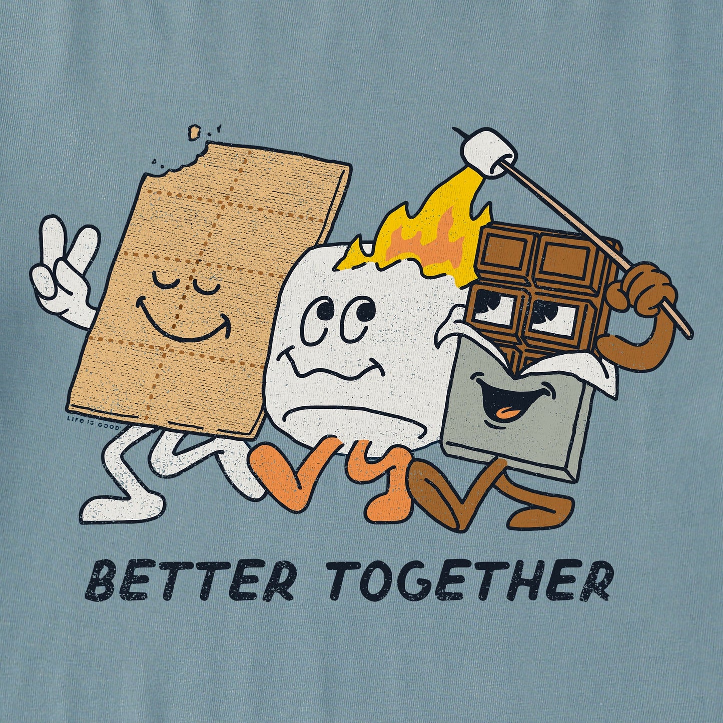 Men's Better Together Smores Short Sleeve Crusher Tee