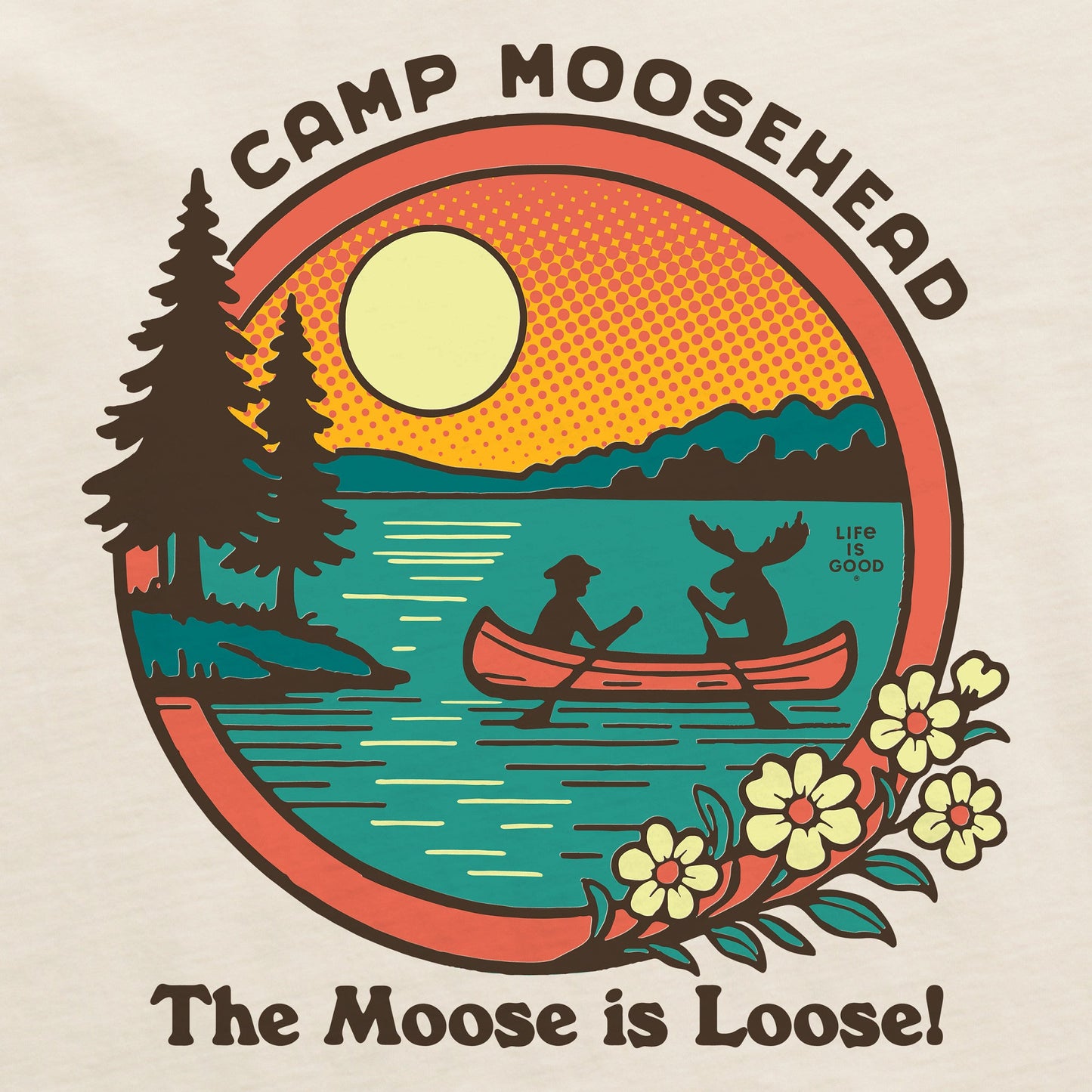 Men's Camp Moosehead Short Sleeve Crusher Tee