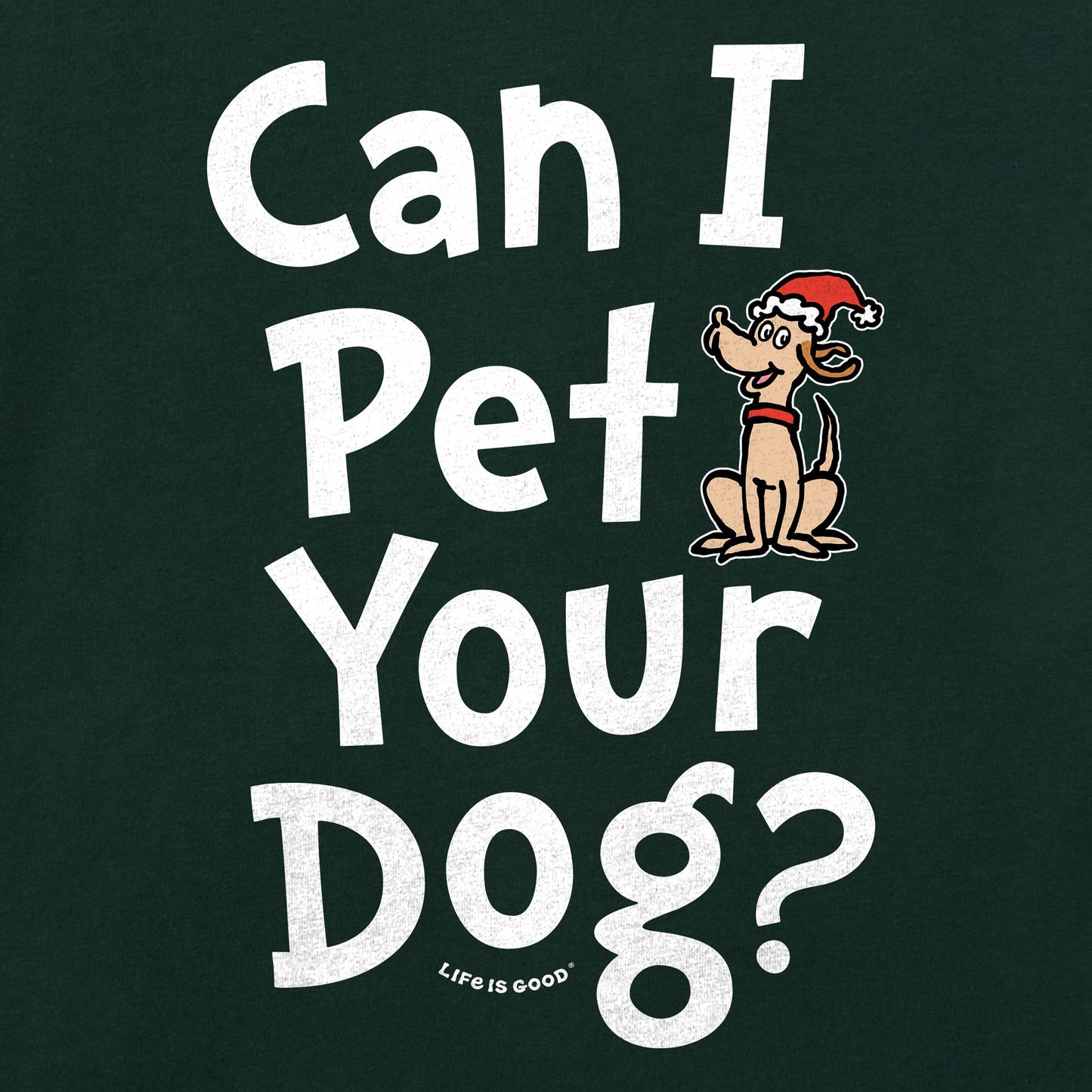 Kids Can I Pet Your Dog Max? Long Sleeve Crusher Tee
