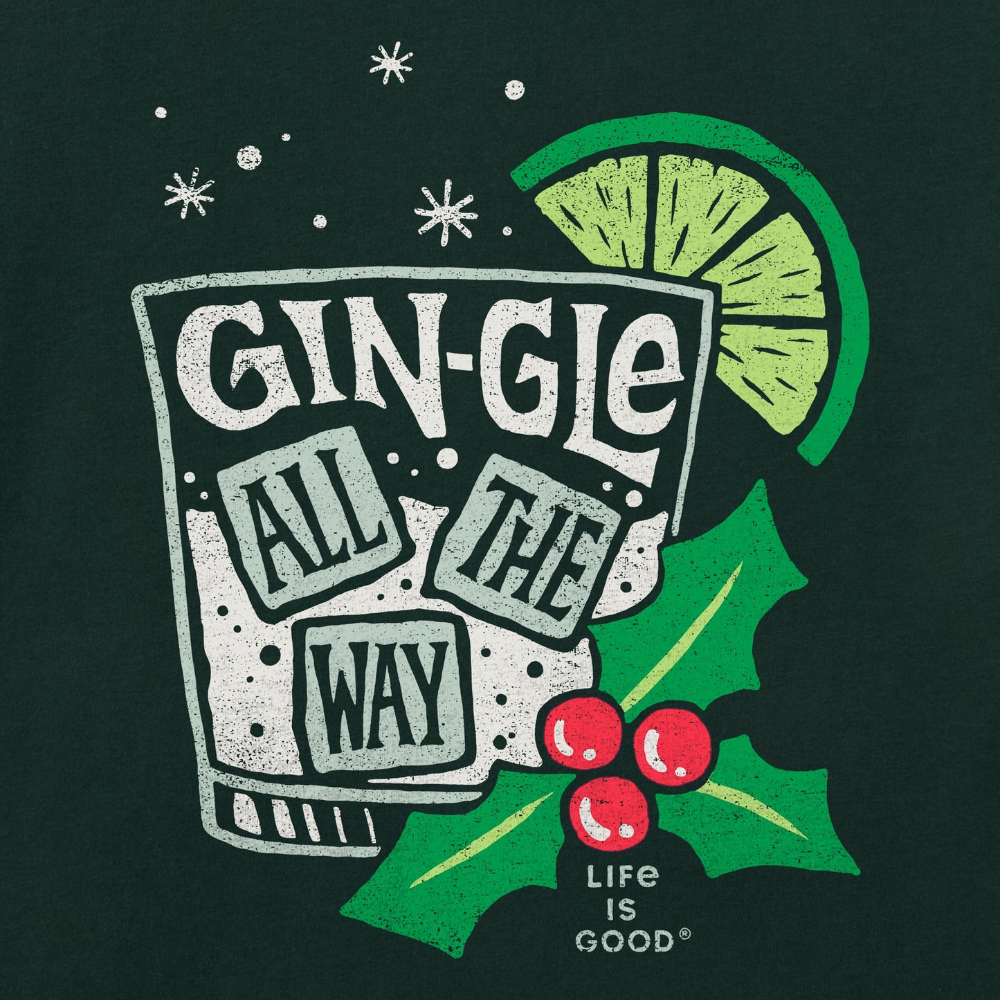 Men's Gin-gle All The Way Short Sleeve Crusher Tee