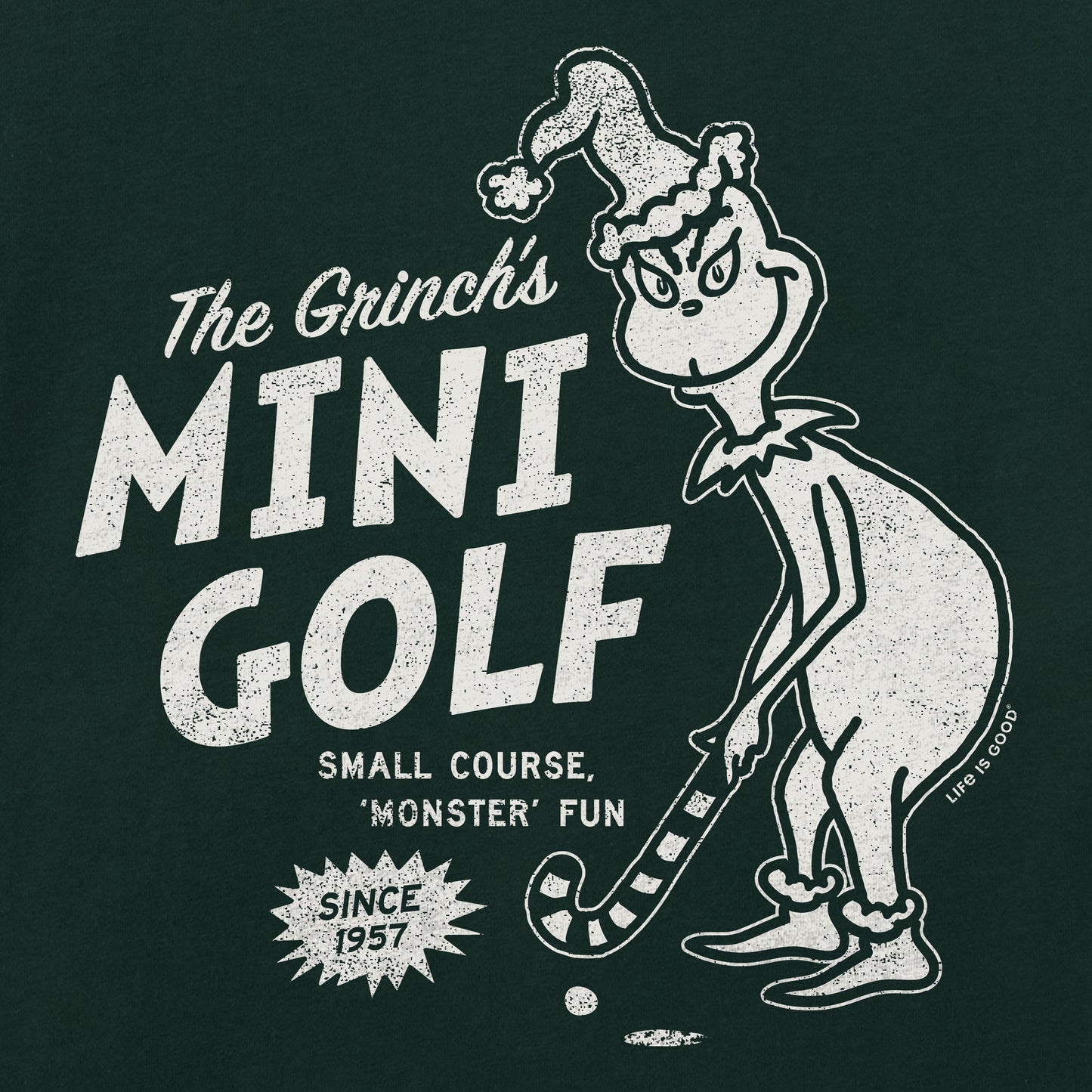 Men's Grinch's Mini Golf Short Sleeve Crusher Tee