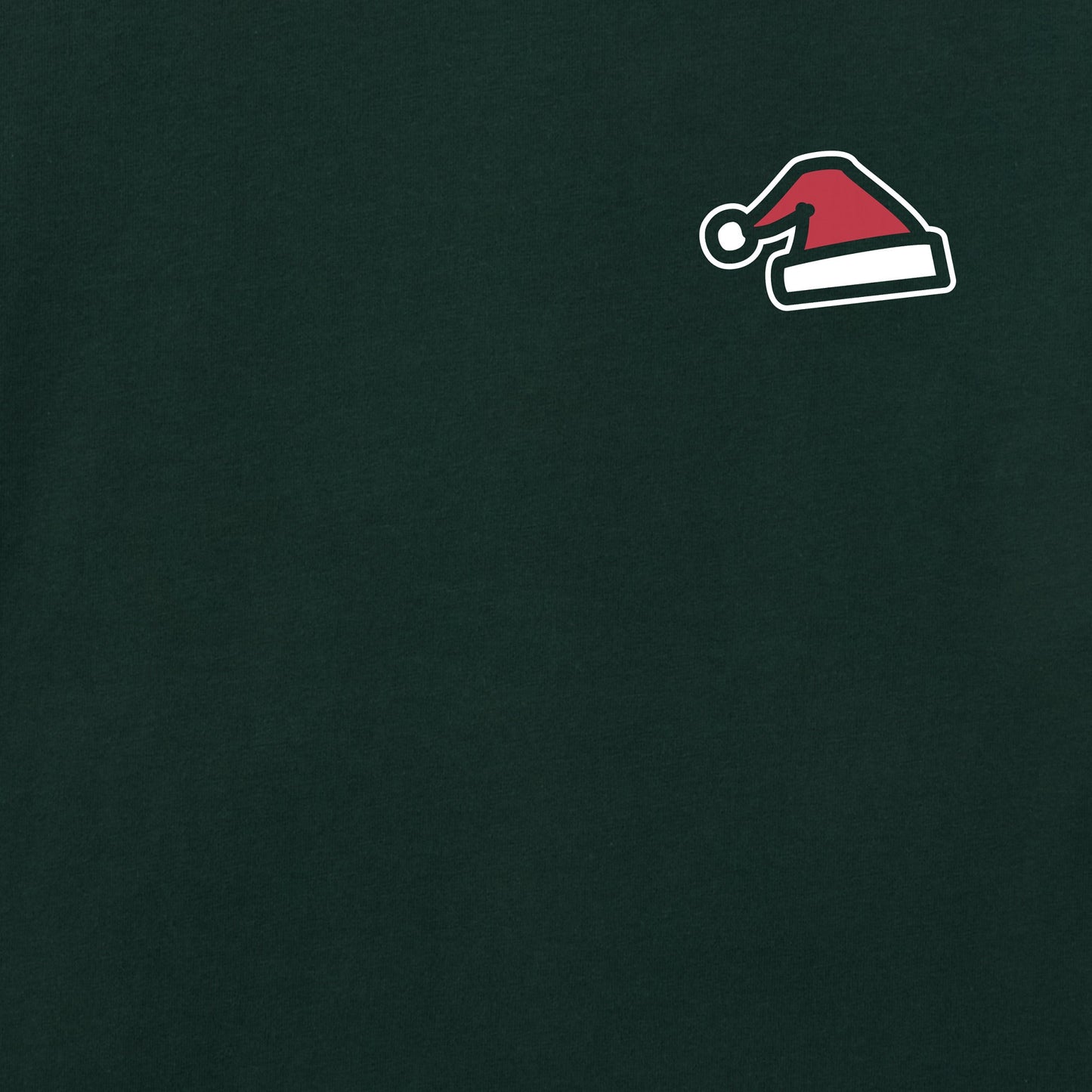 Men's Tiny little Santa Hat Short Sleeve Crusher Tee