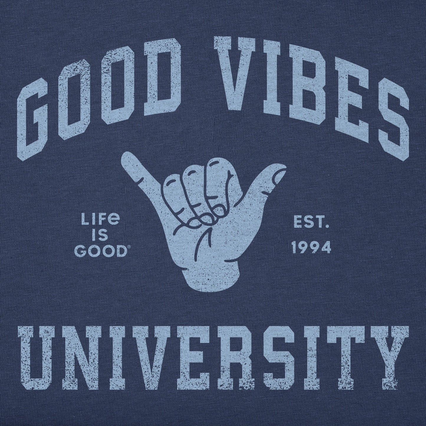 Men's Good Vibes University Short Sleeve Tee