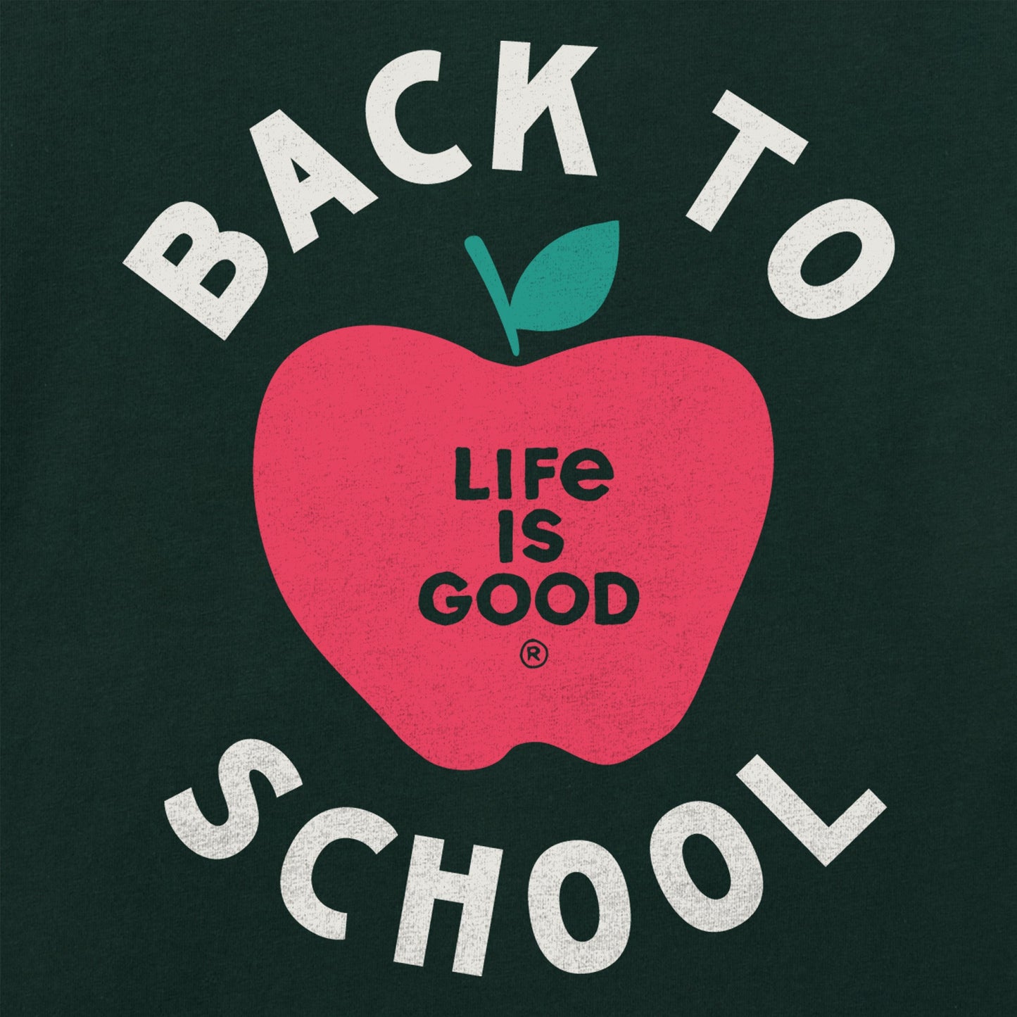 Women's Back to School Apple Short Sleeve Crusher Tee