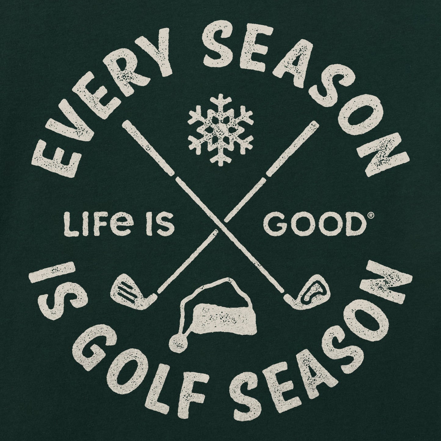 Men's Every Season is Golf Season Long Sleeve Crusher Tee