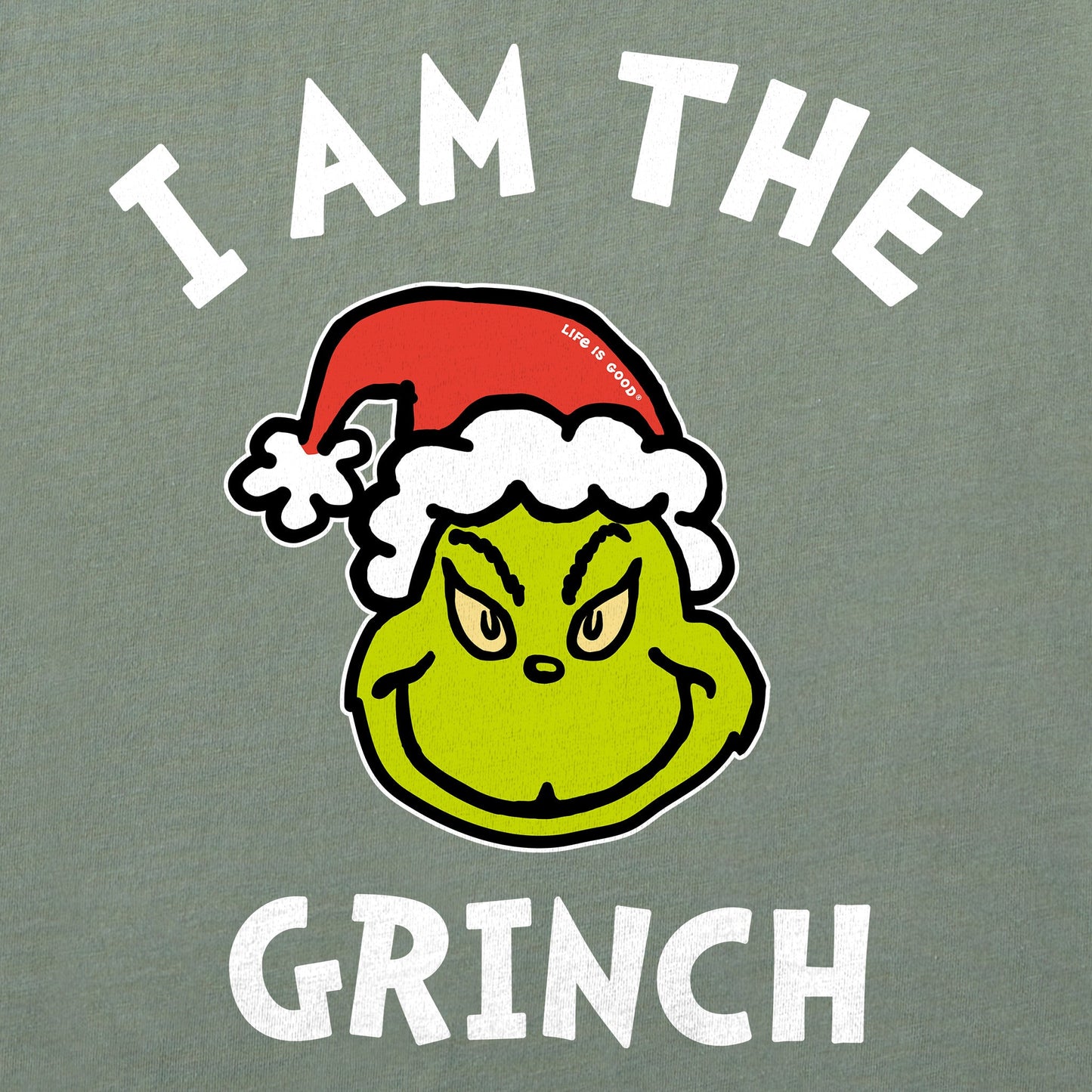 Men's I Am The Grinch Long Sleeve Crusher Tee
