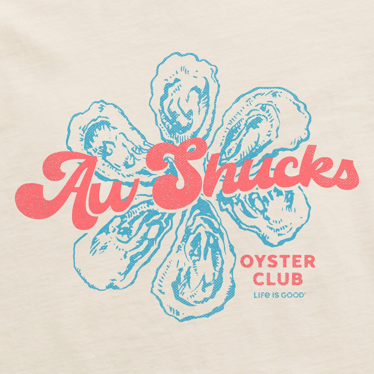 Men's Aw Shucks Oyster Club Short Sleeve Crusher Tee