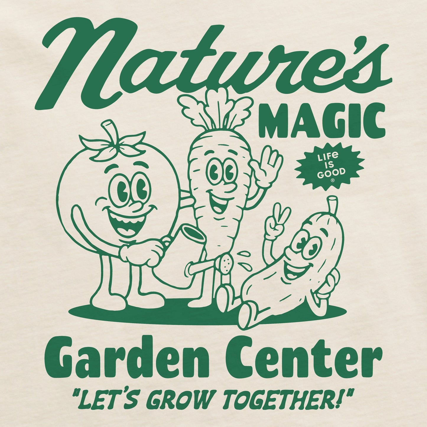 Women's Nature's Magic Garden Center Short Sleeve Crusher Boxy Tee