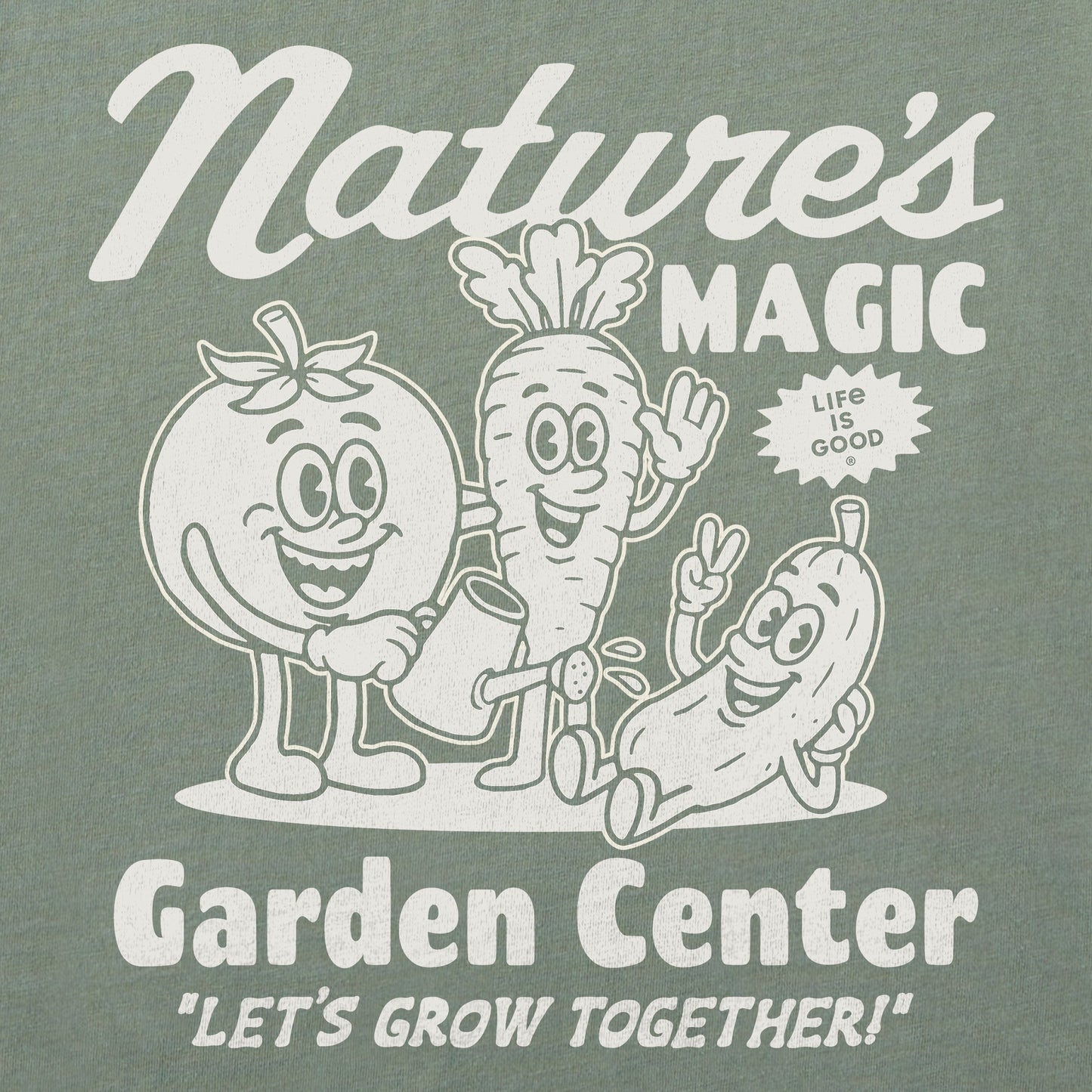 Women's Nature's Magic Garden Center Short Sleeve Crusher Tee