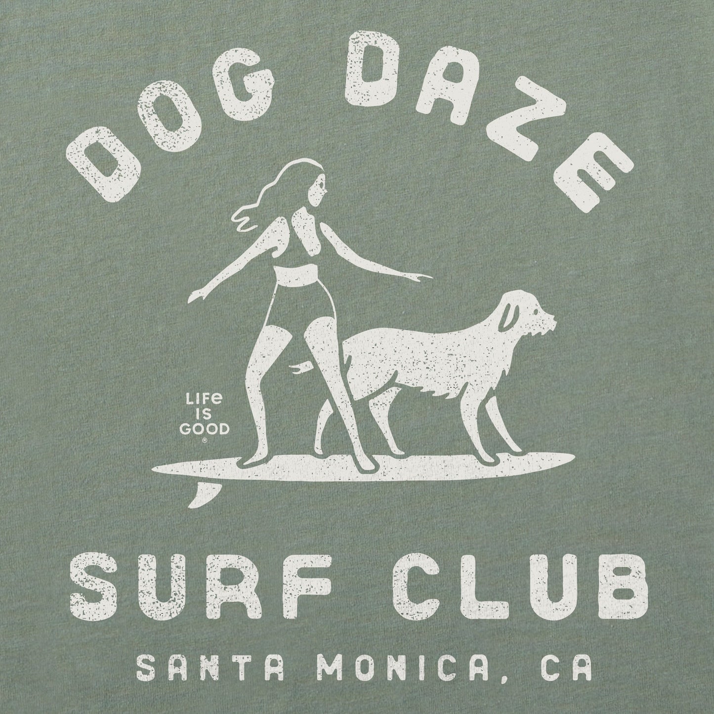 Women's Dog Daze Surf Club Crusher-LITE Shrunken Tee