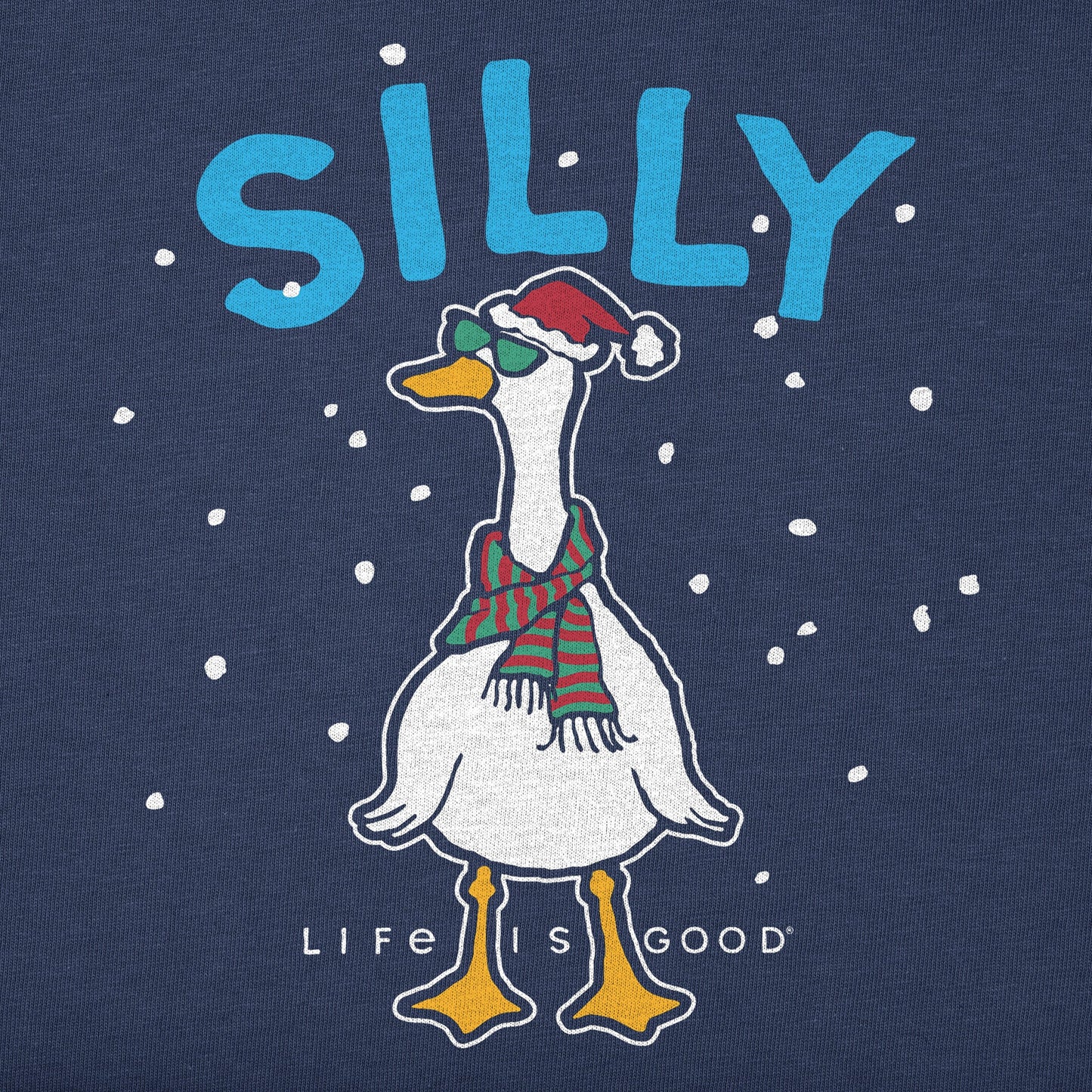 Toddler Silly Goose Snow Short Sleeve Crusher Tee