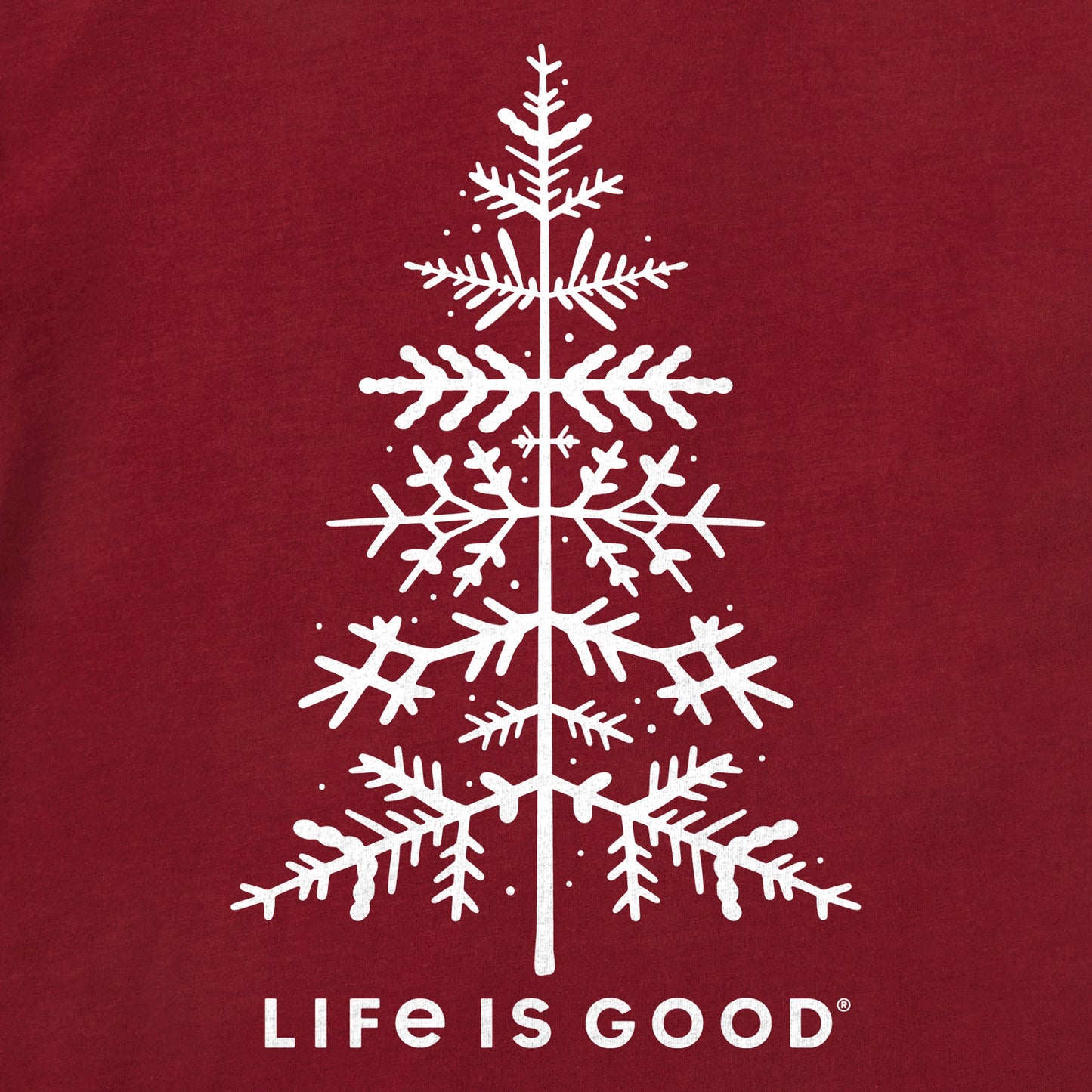 Women's Winter Tree Long Sleeve Crusher Vee