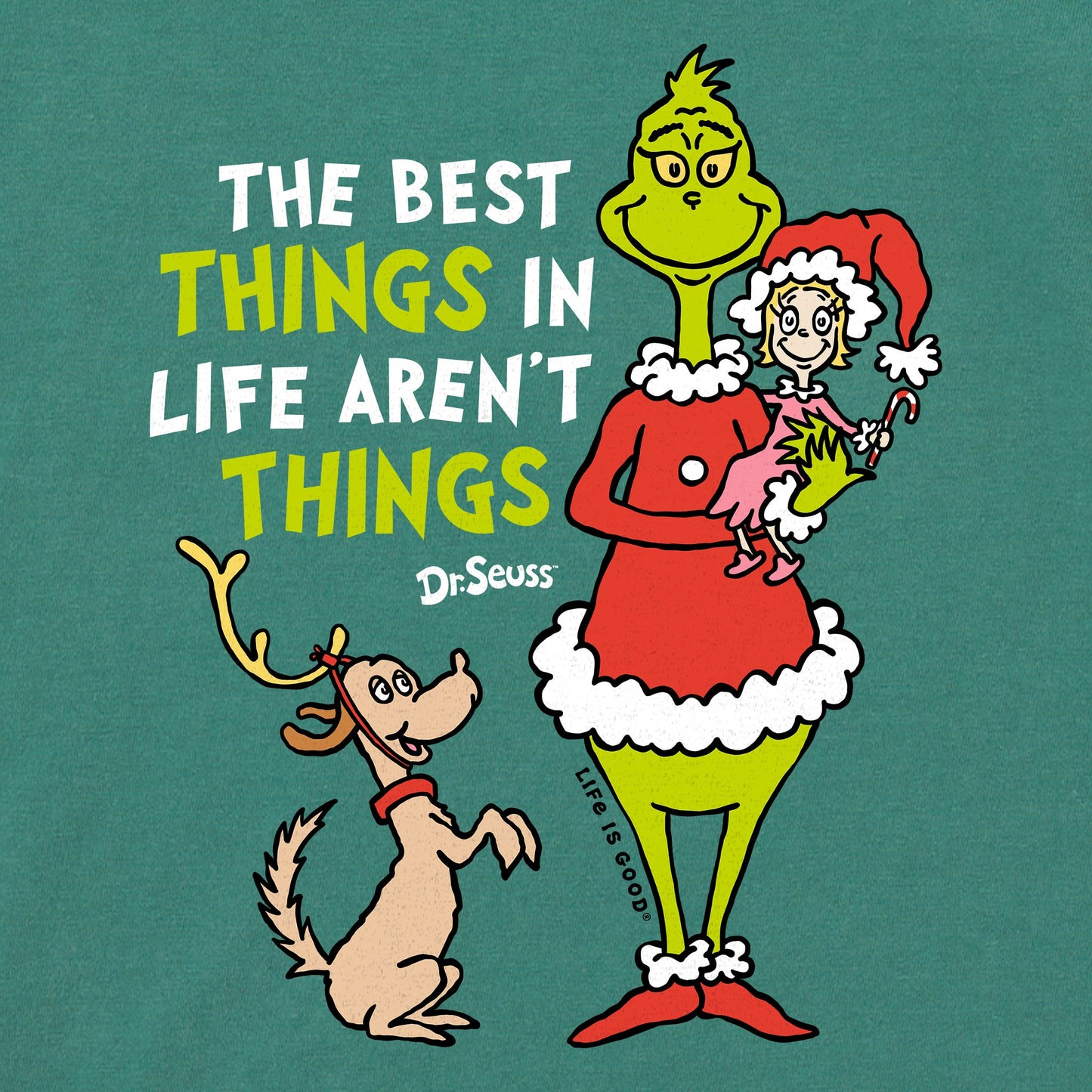 Women's The Best Things Grinch Long Sleeve Crusher Tee