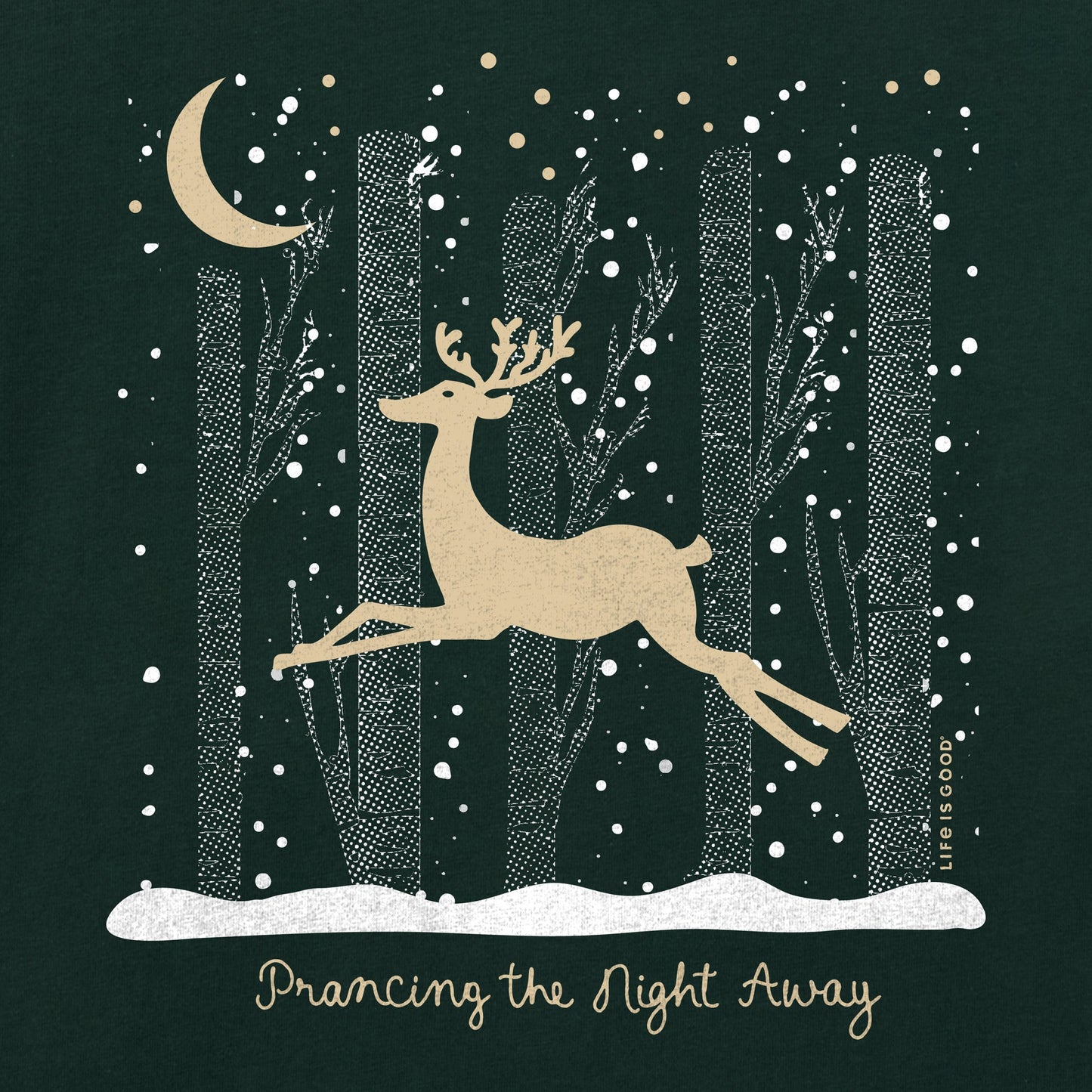 Women's Prancing the Night Away Long Sleeve Crusher Tee