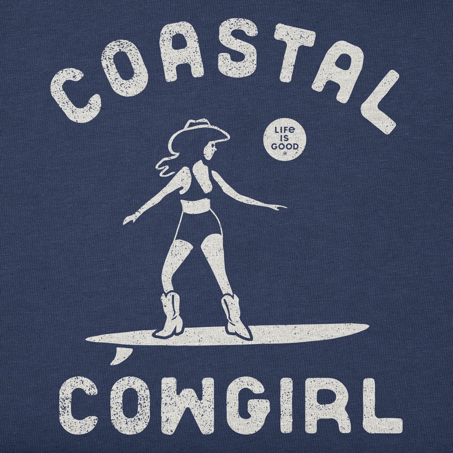 Women's Coastal Cowgirl Short Sleeve Crusher Boxy Tee