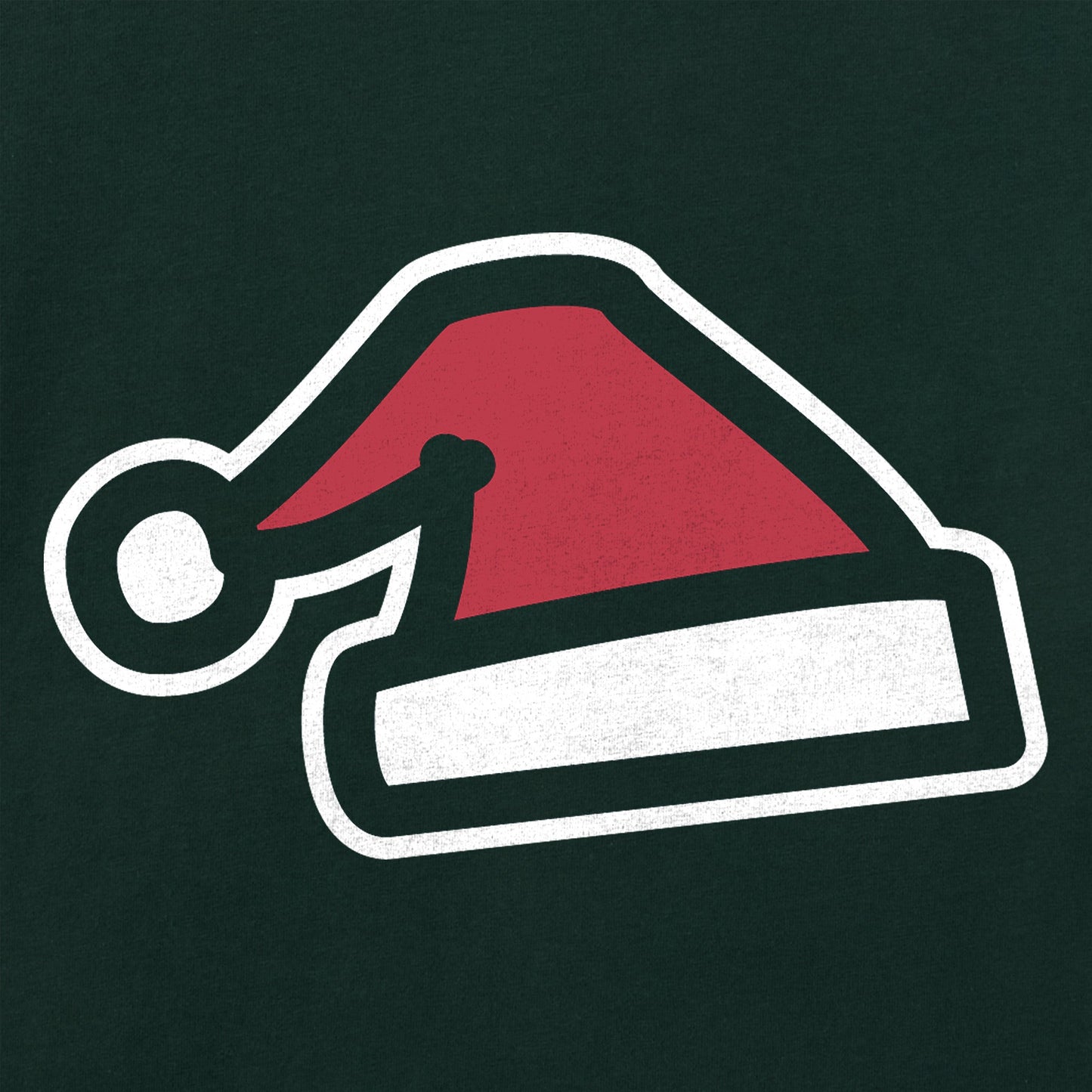 Women's Tiny little Santa Hat Short Sleeve Crusher Tee