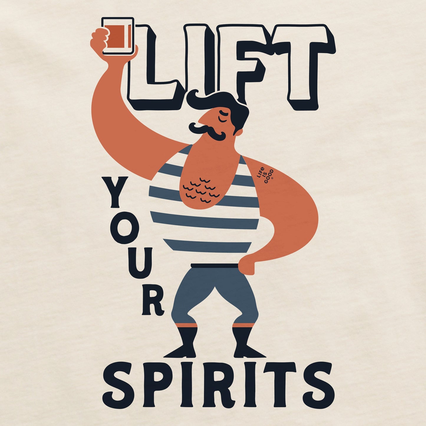 Men's Lift Your Spirits Short Sleeve Crusher Tee